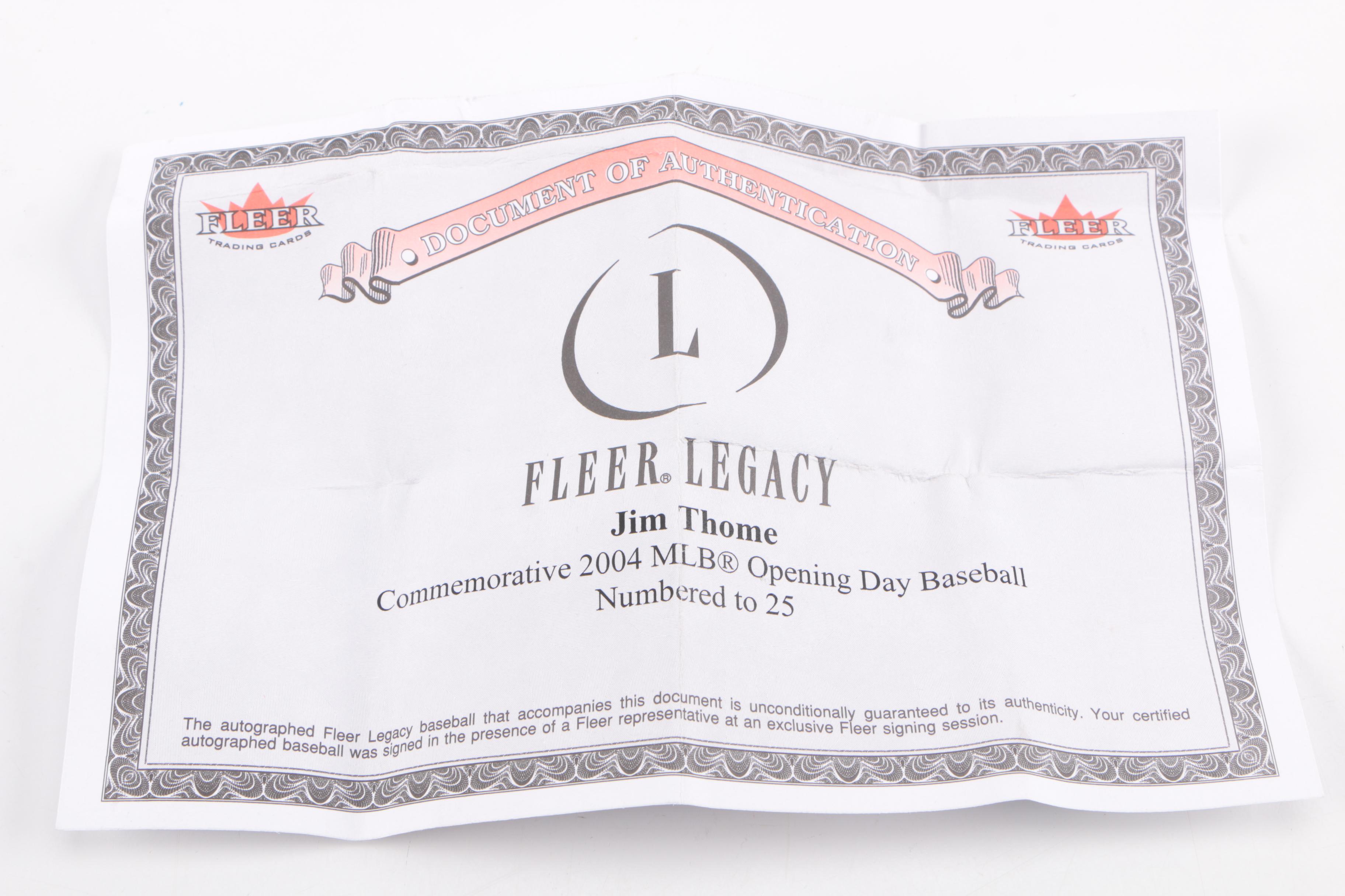 Collection of Signed Baseballs