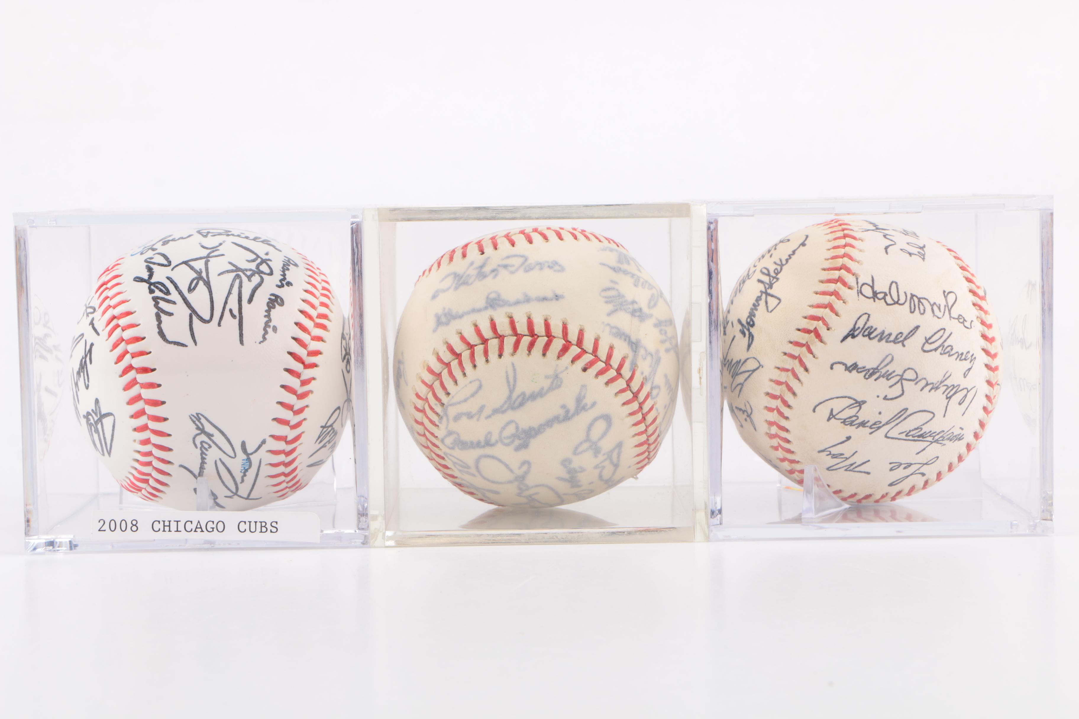 Collection of Signed Baseballs