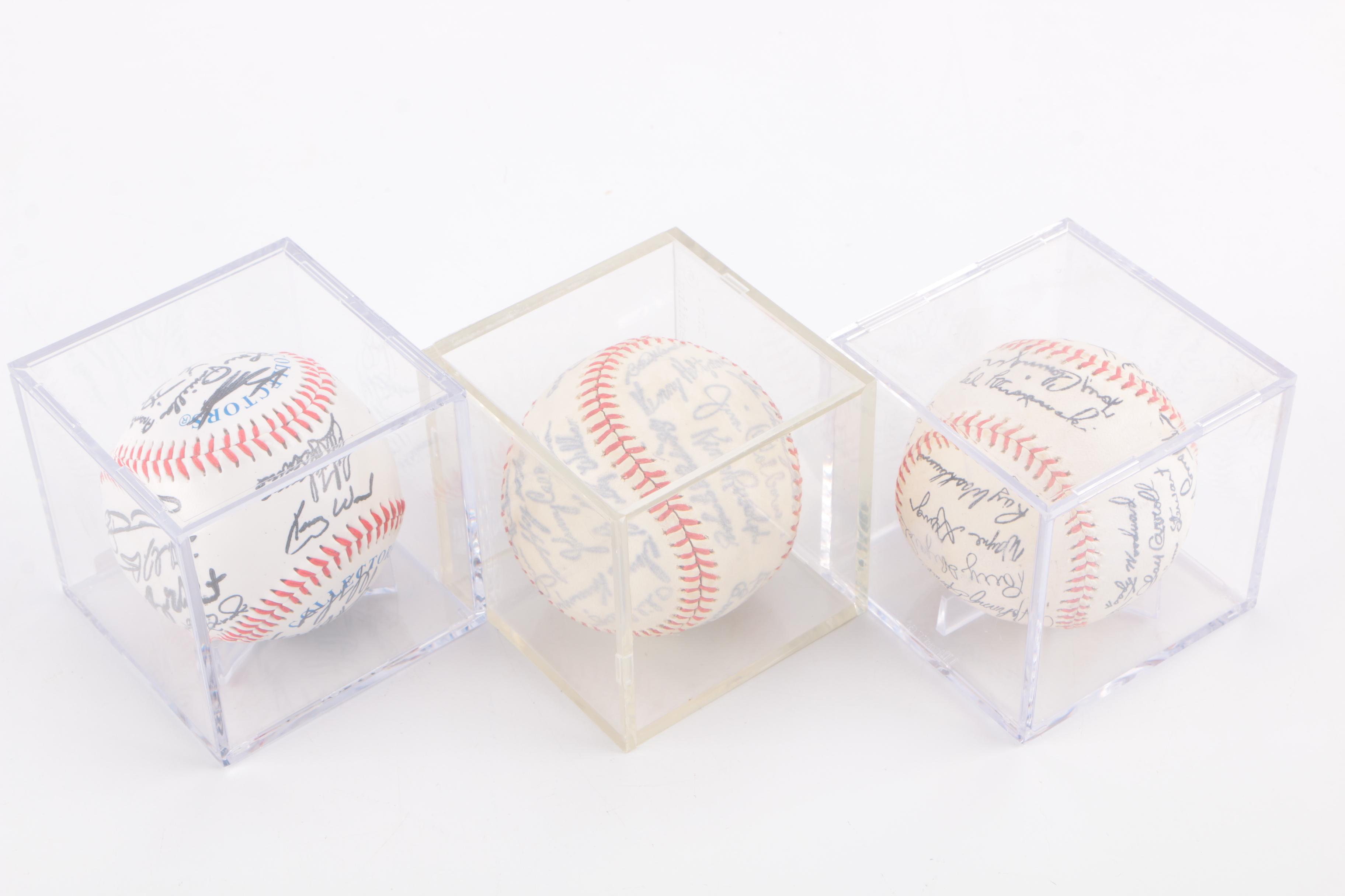 Collection of Signed Baseballs