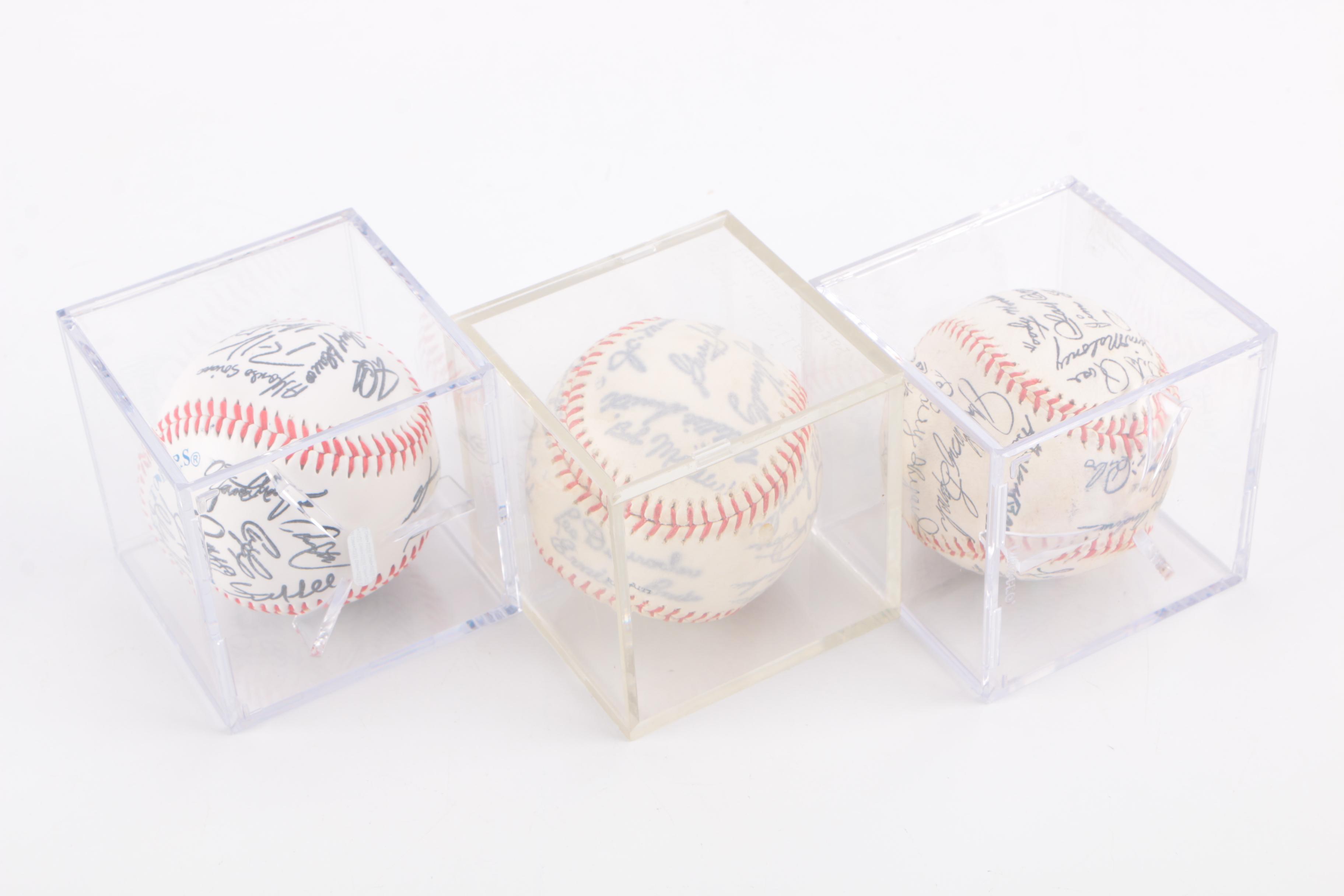Collection of Signed Baseballs