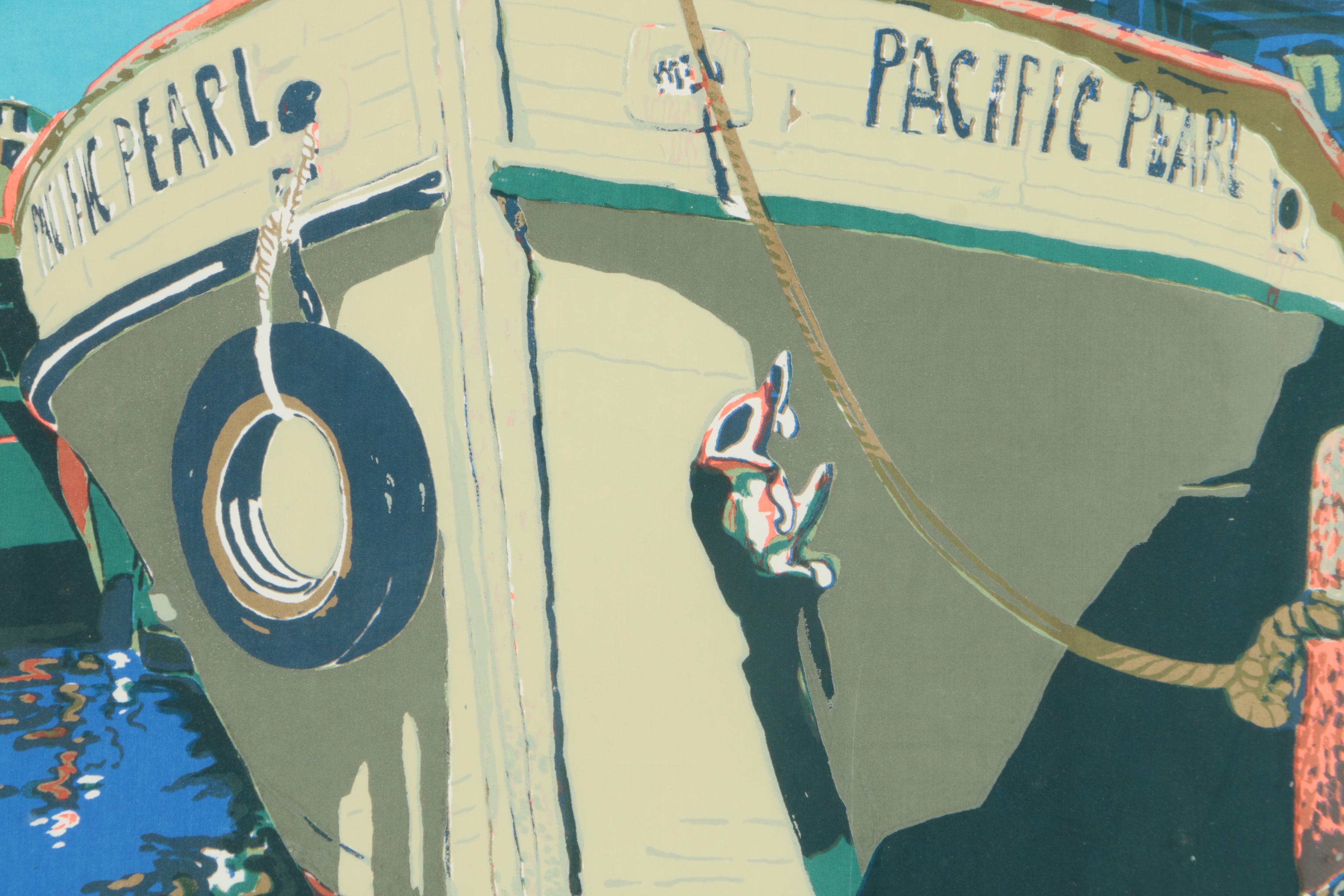 Bob Click Limited Edition Serigraph Print "Pacific Pearl"