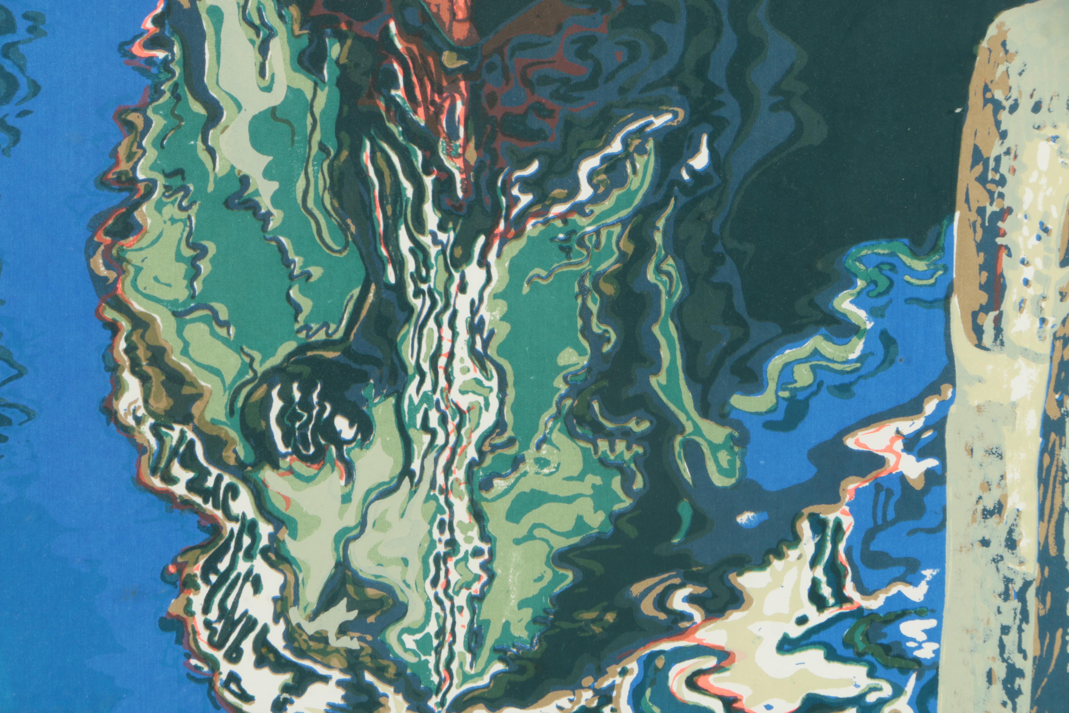 Bob Click Limited Edition Serigraph Print "Pacific Pearl"