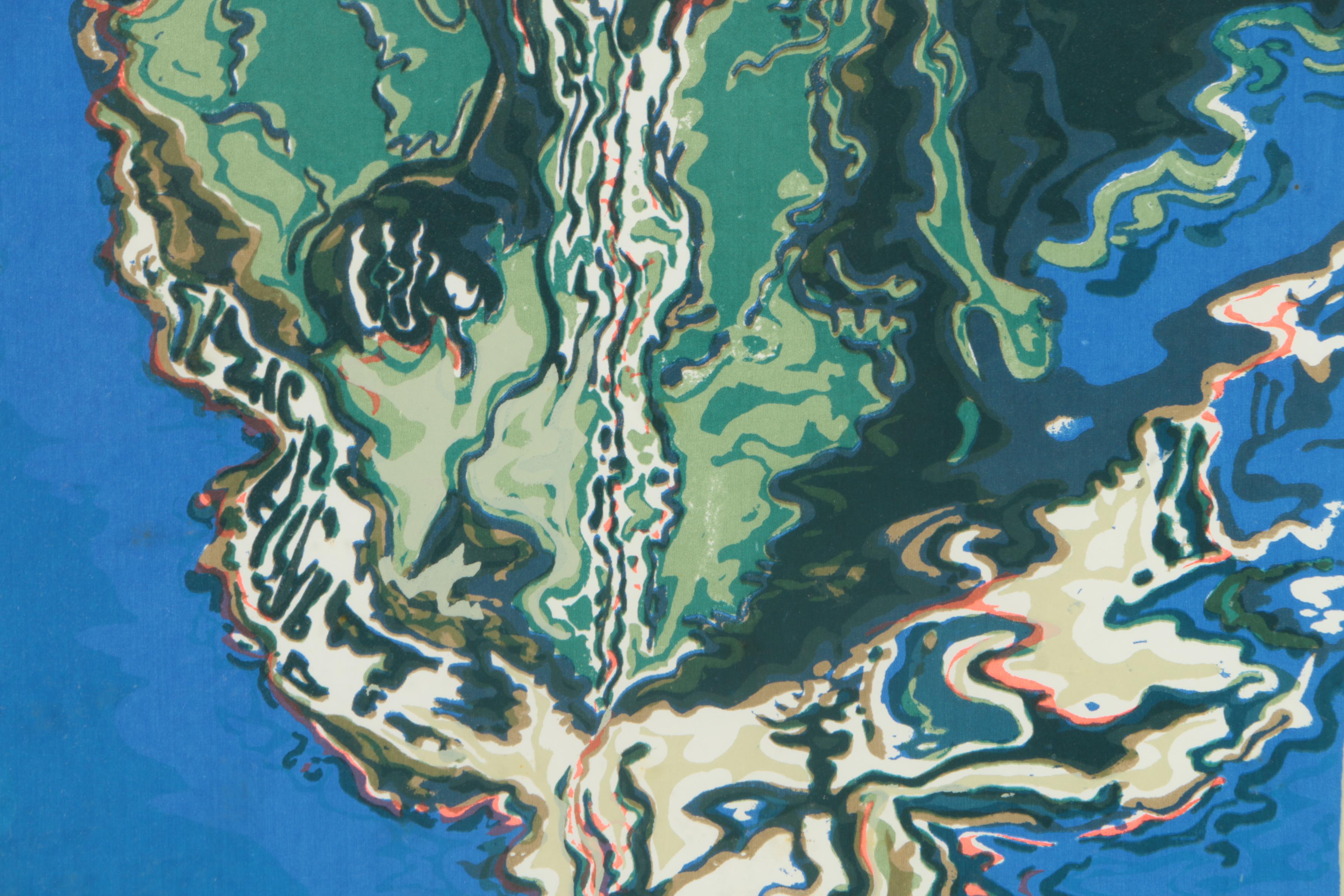 Bob Click Limited Edition Serigraph Print "Pacific Pearl"