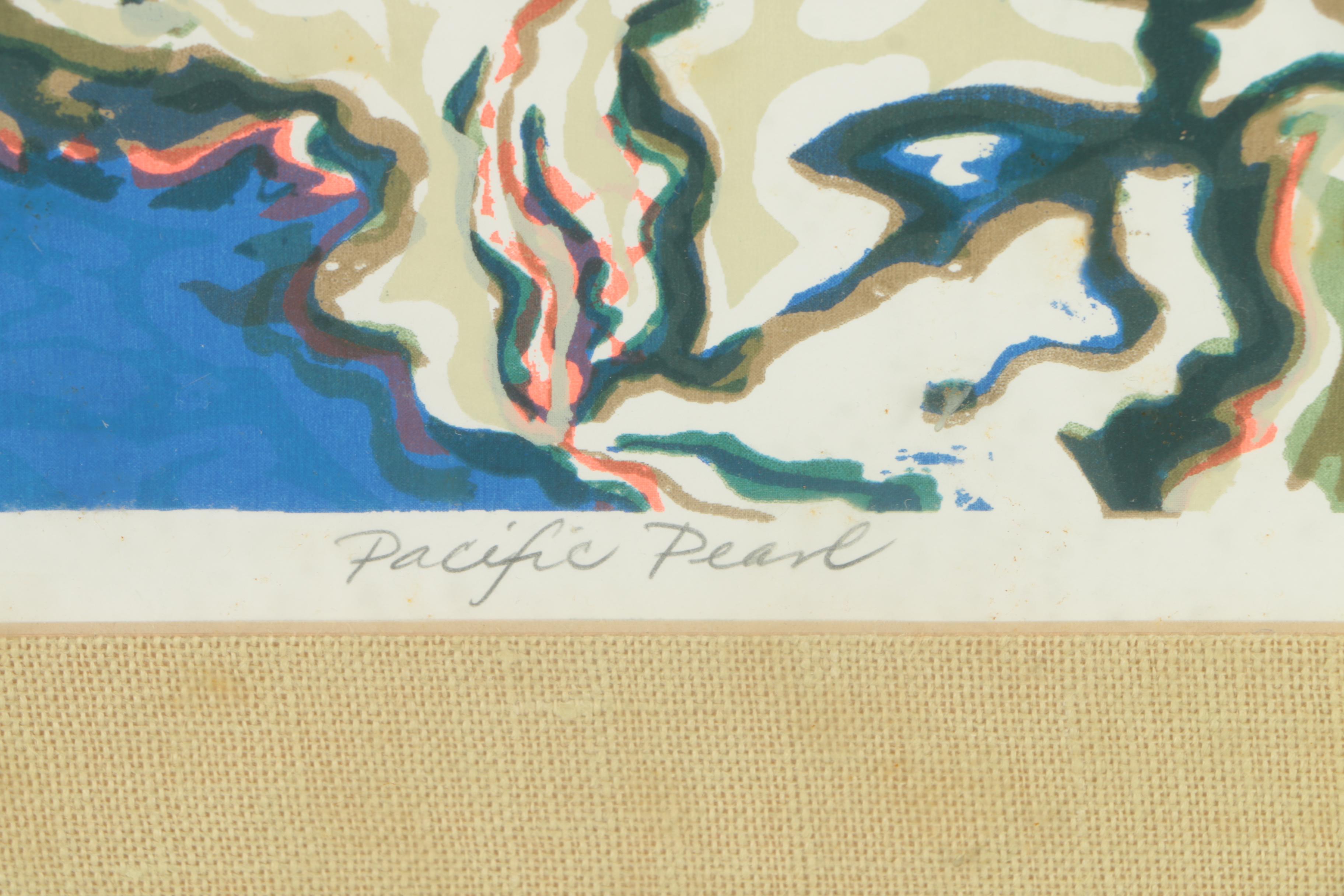 Bob Click Limited Edition Serigraph Print "Pacific Pearl"
