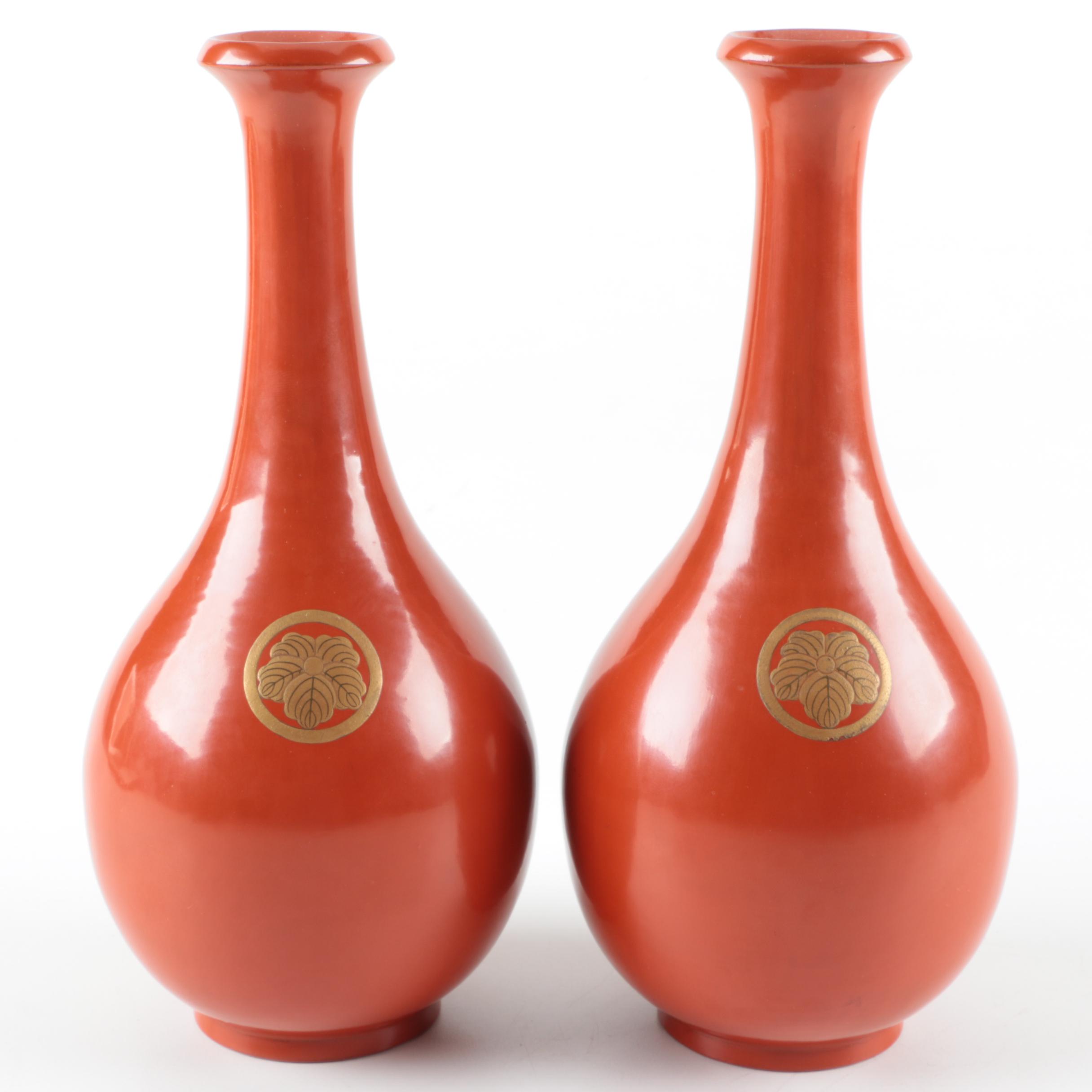 Japanese Lacquerware Sake Decanters