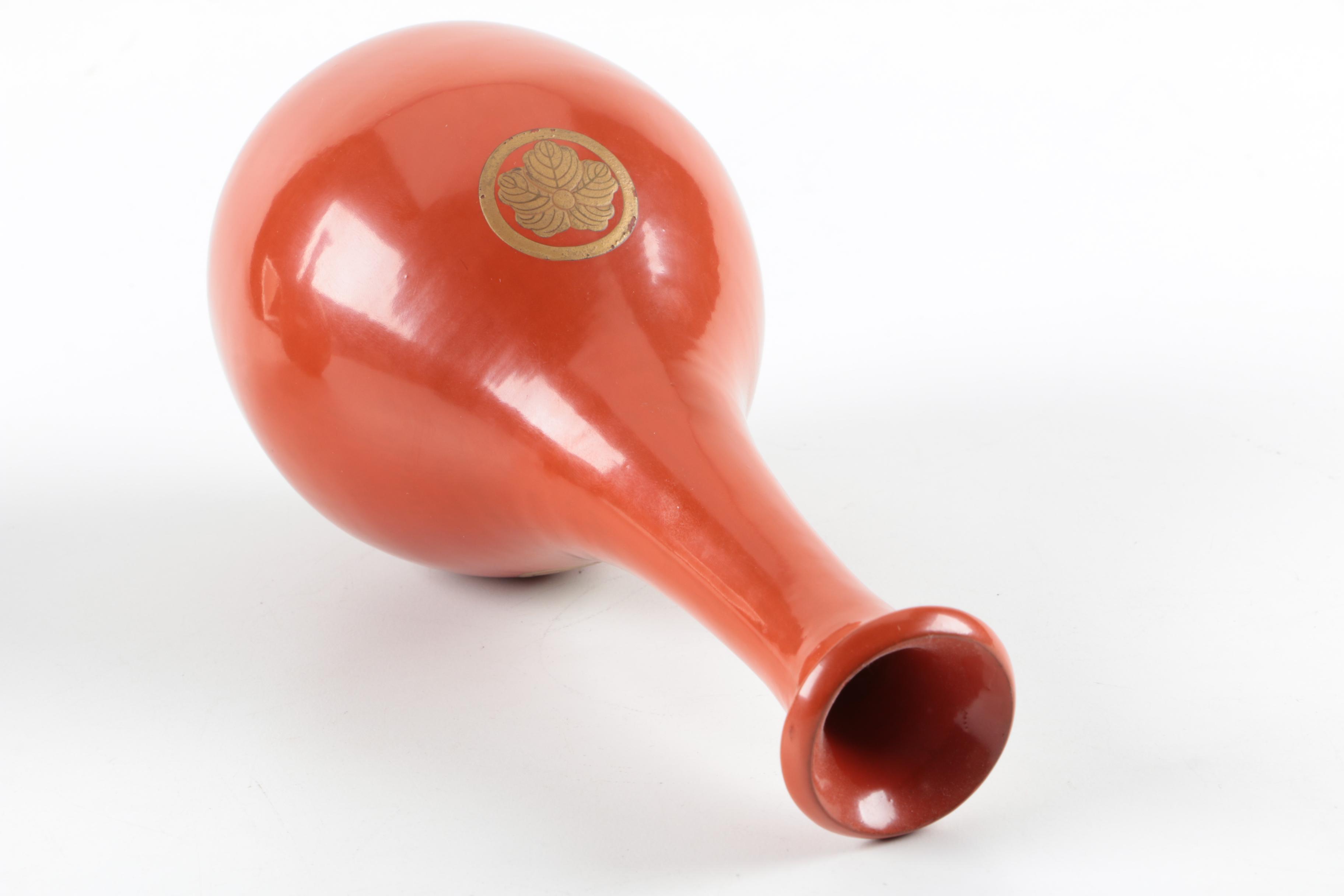 Japanese Lacquerware Sake Decanters