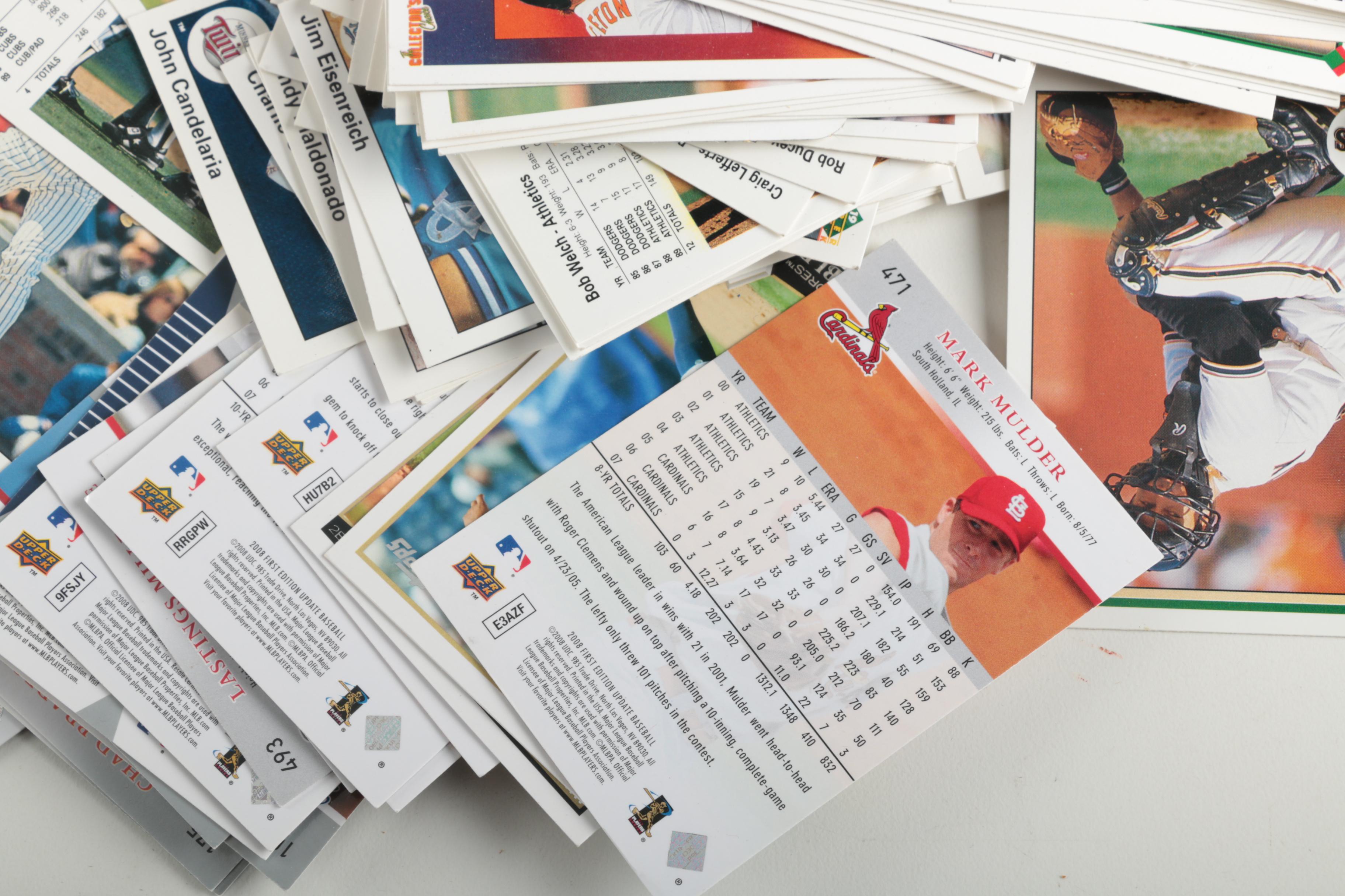 Assortment of Baseball Trading Cards