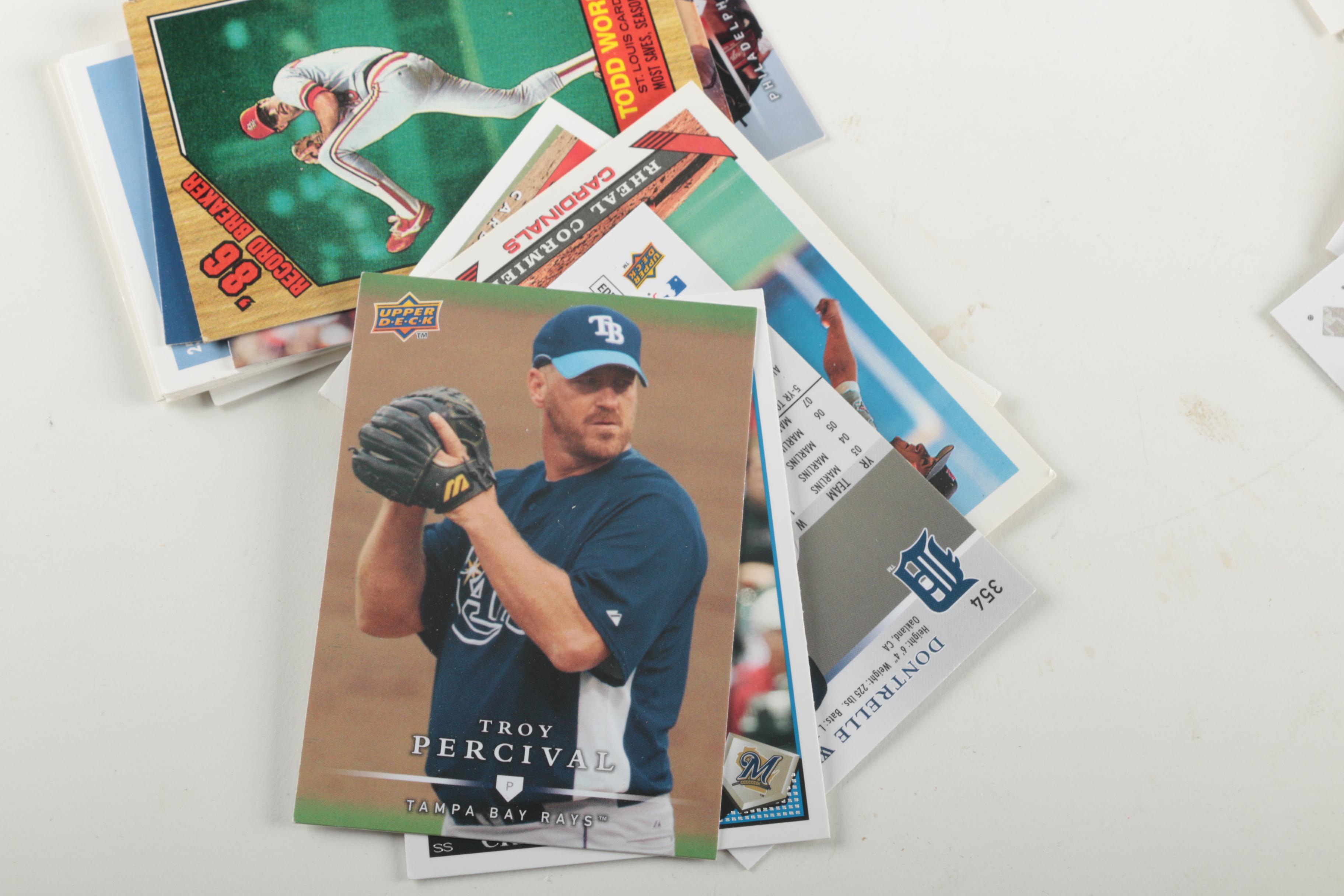 Assortment of Baseball Trading Cards