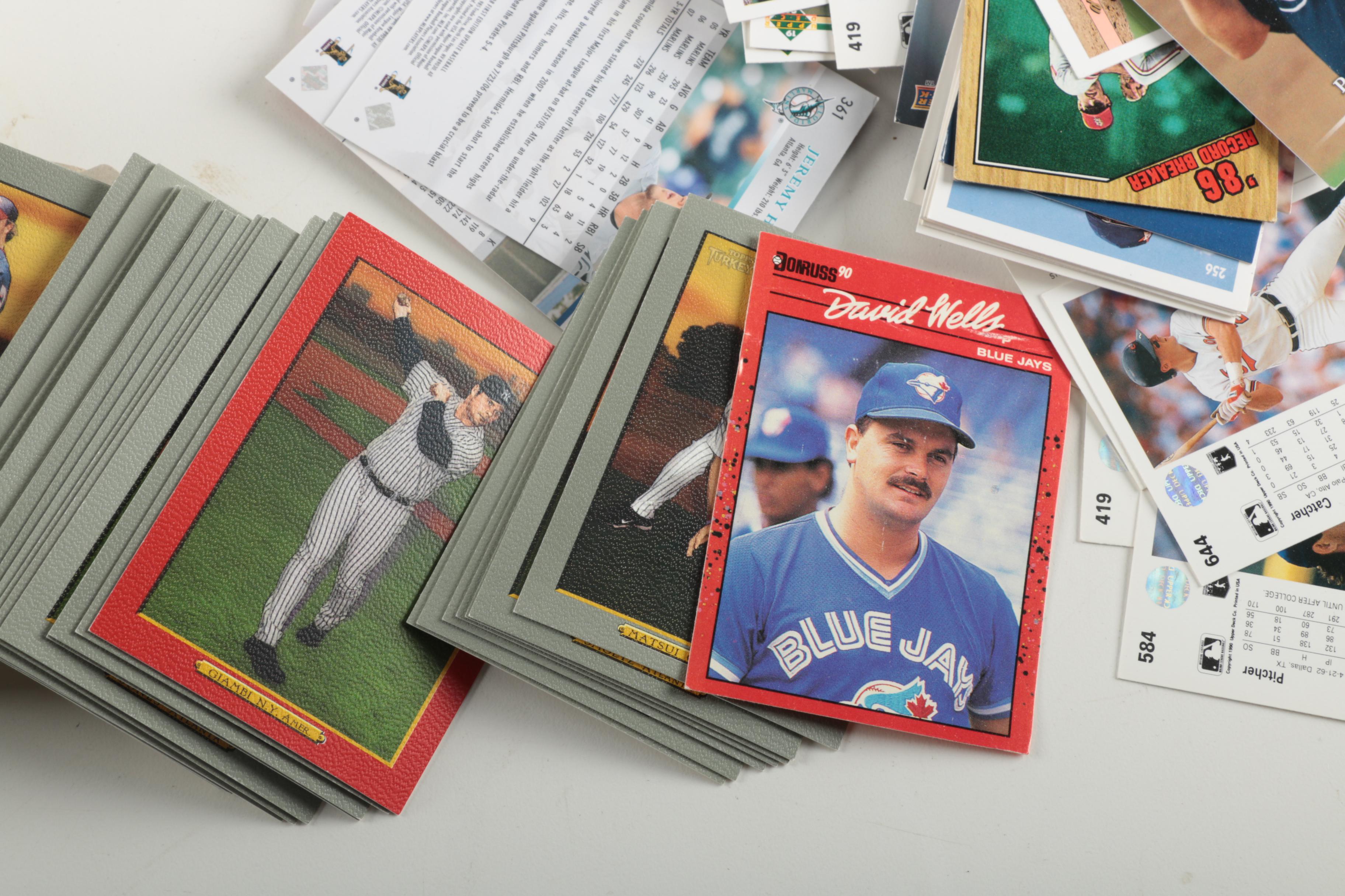 Assortment of Baseball Trading Cards
