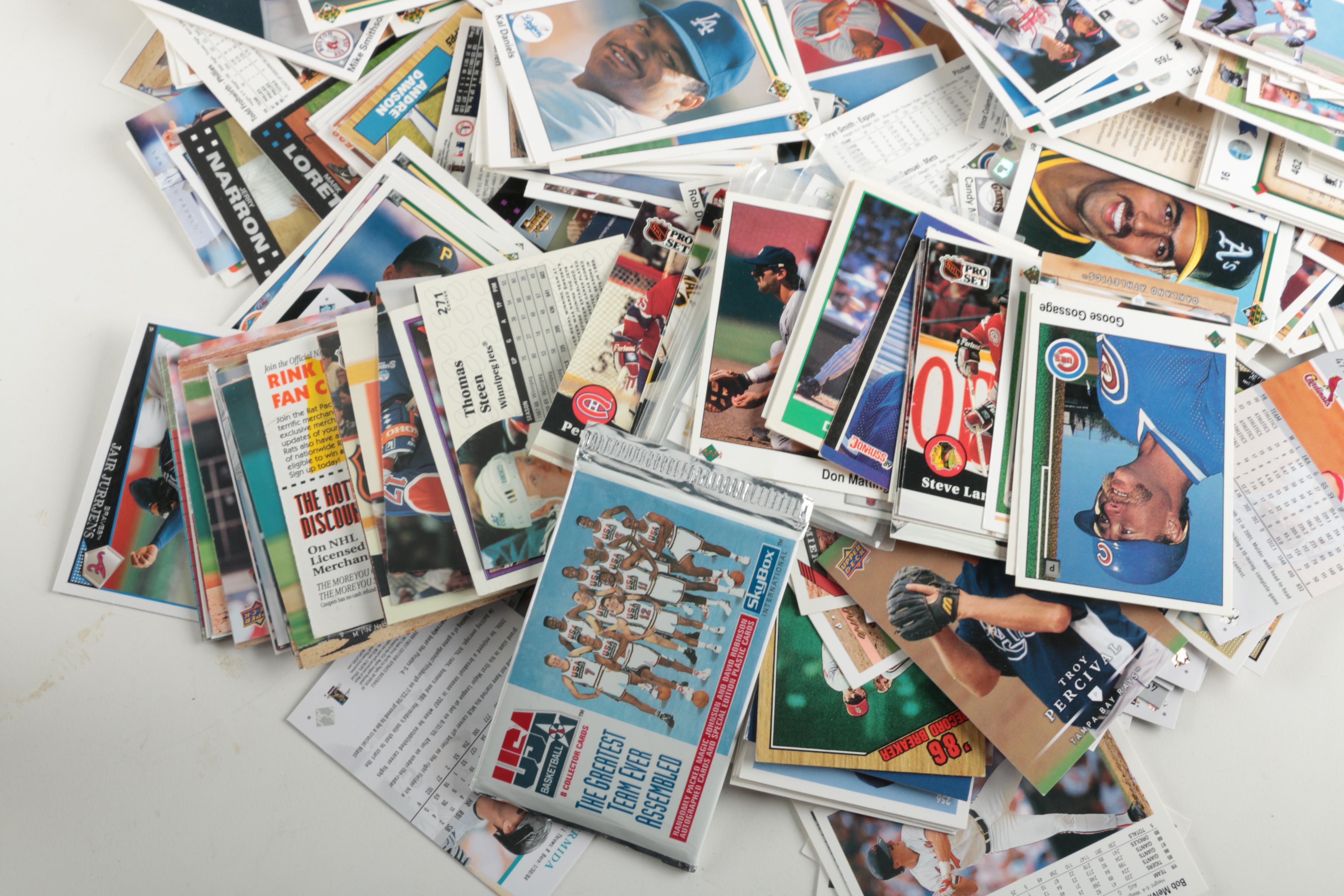 Assortment of Baseball Trading Cards