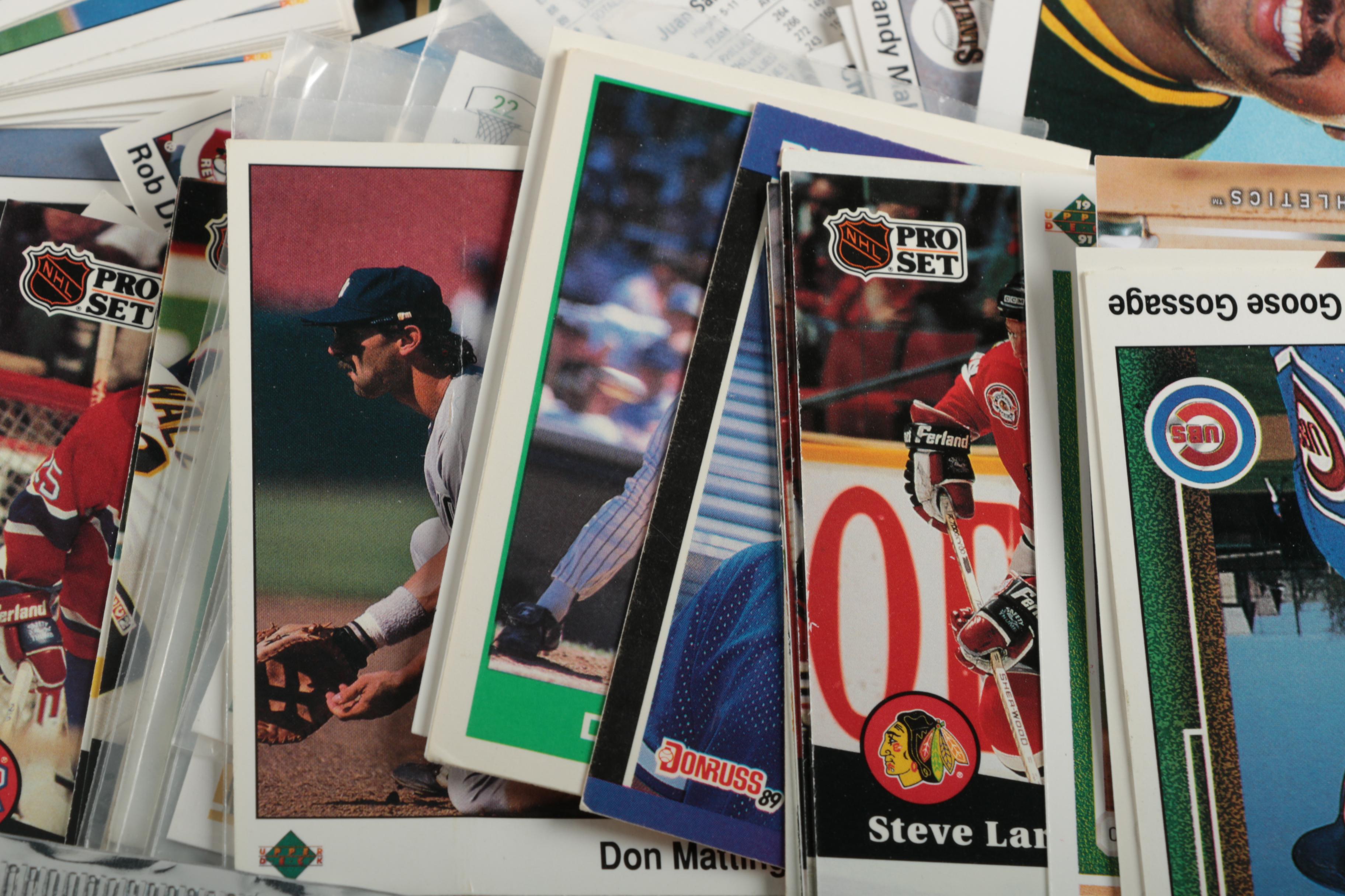 Assortment of Baseball Trading Cards