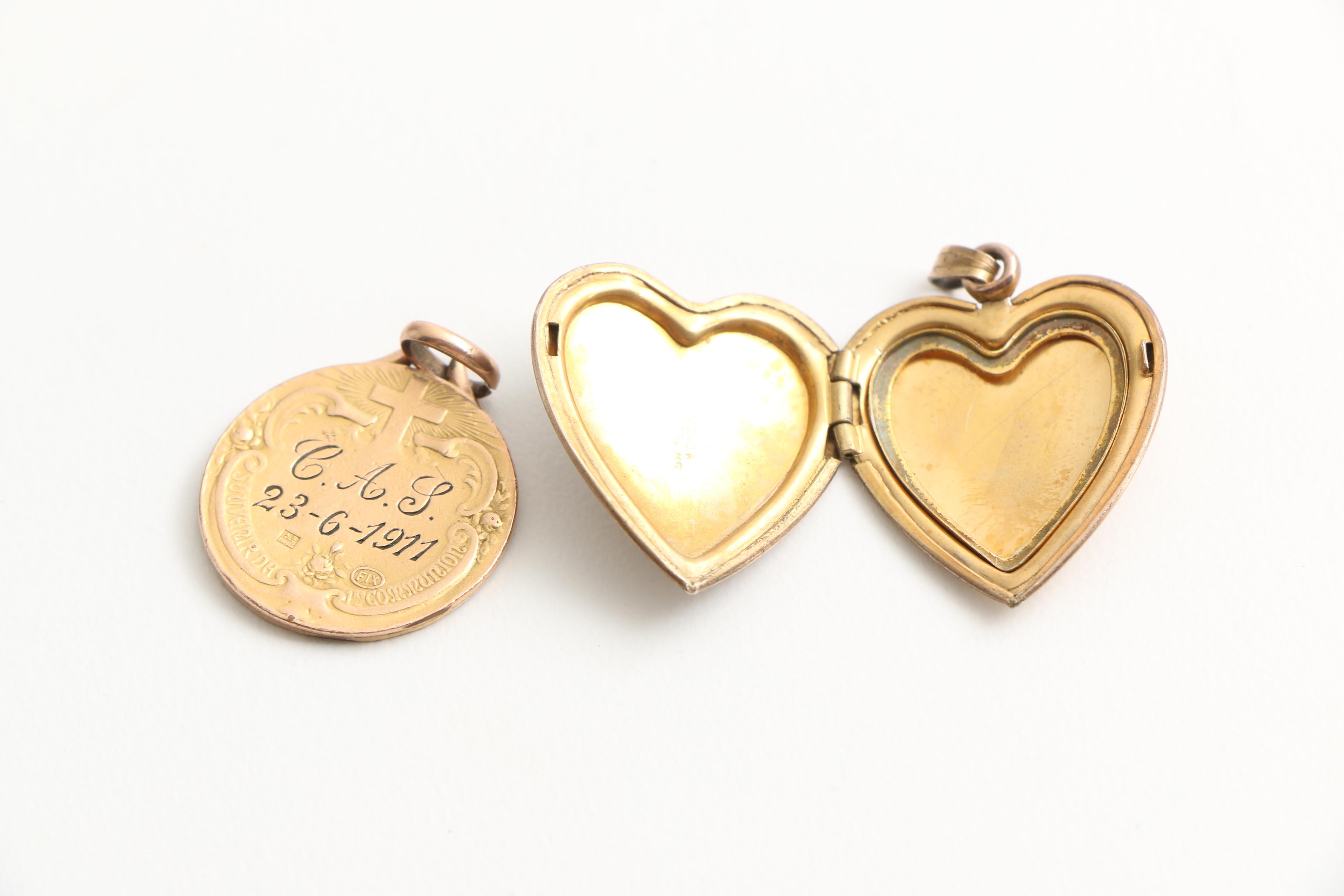 Assortment of Gold Tone Costume Jewelry