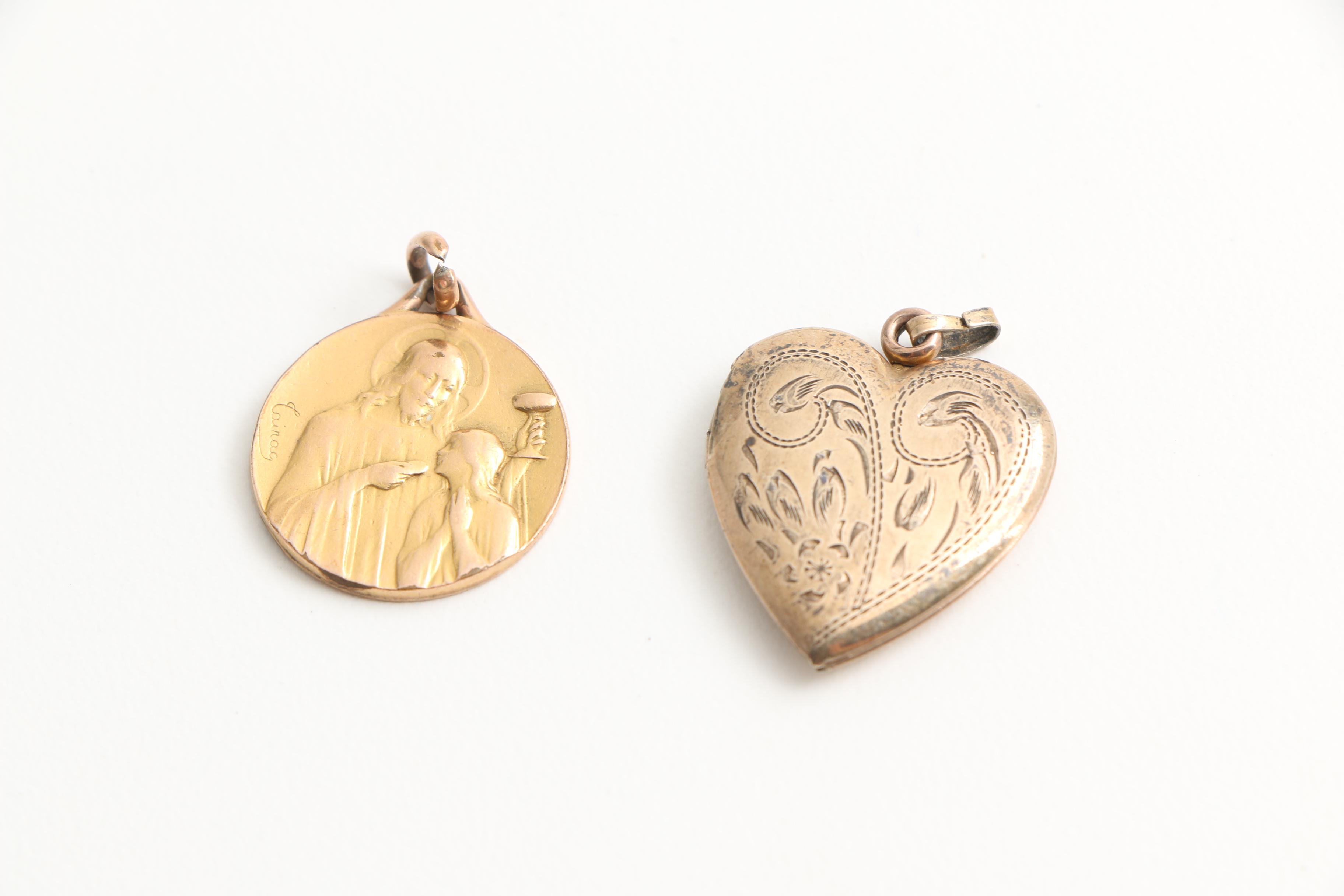 Assortment of Gold Tone Costume Jewelry