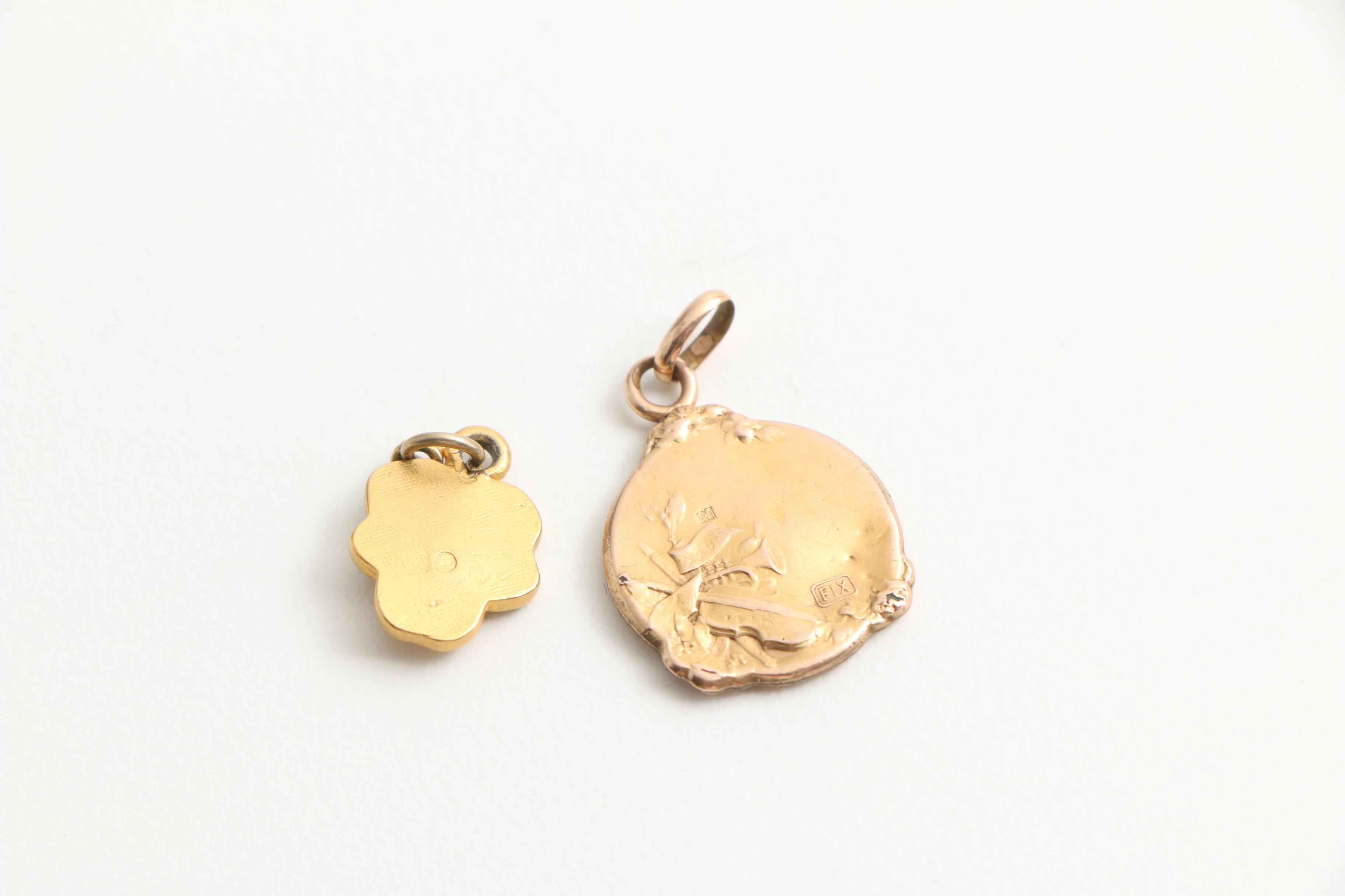 Assortment of Gold Tone Costume Jewelry