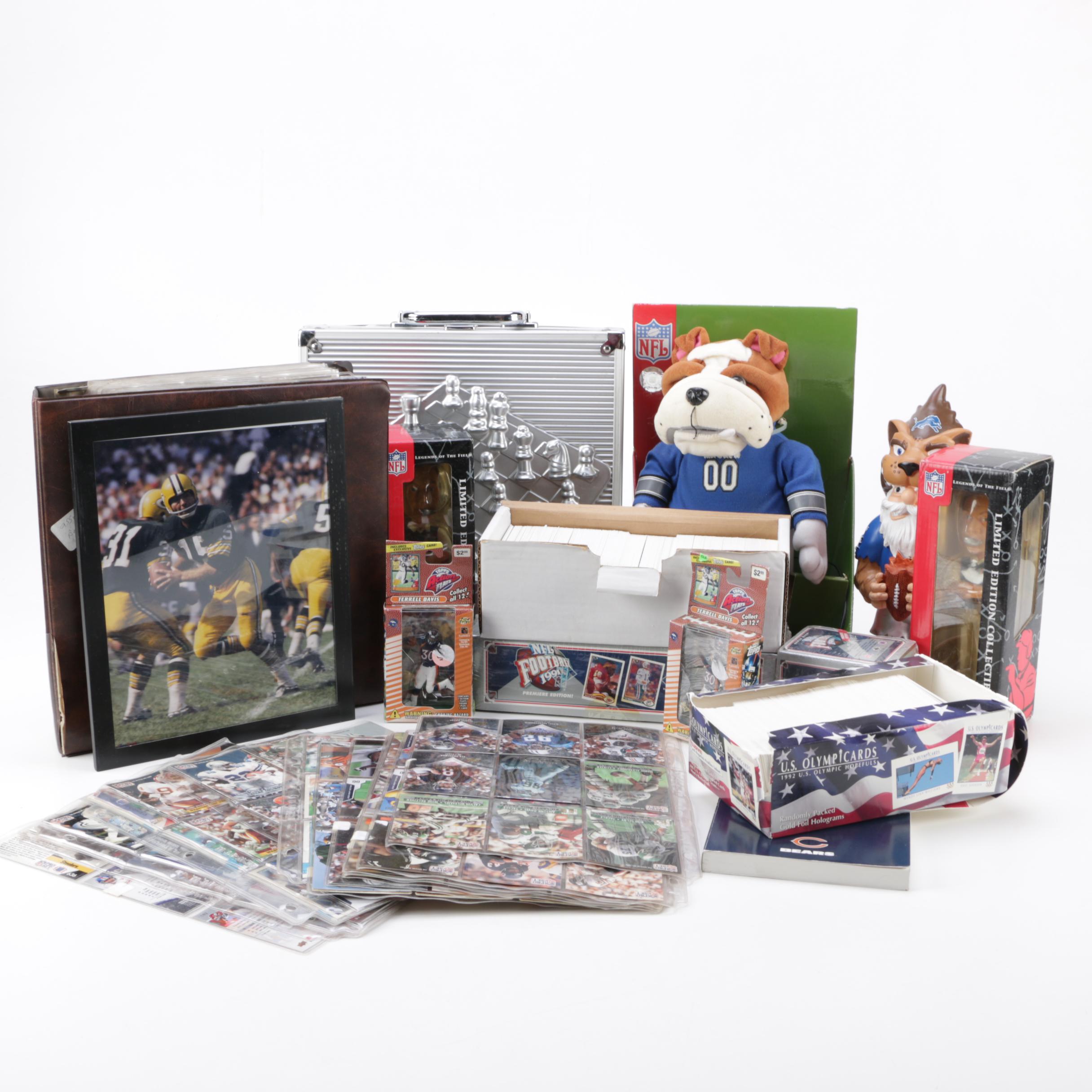 Football Cards, Action Figures and Other Sports Memorabilia