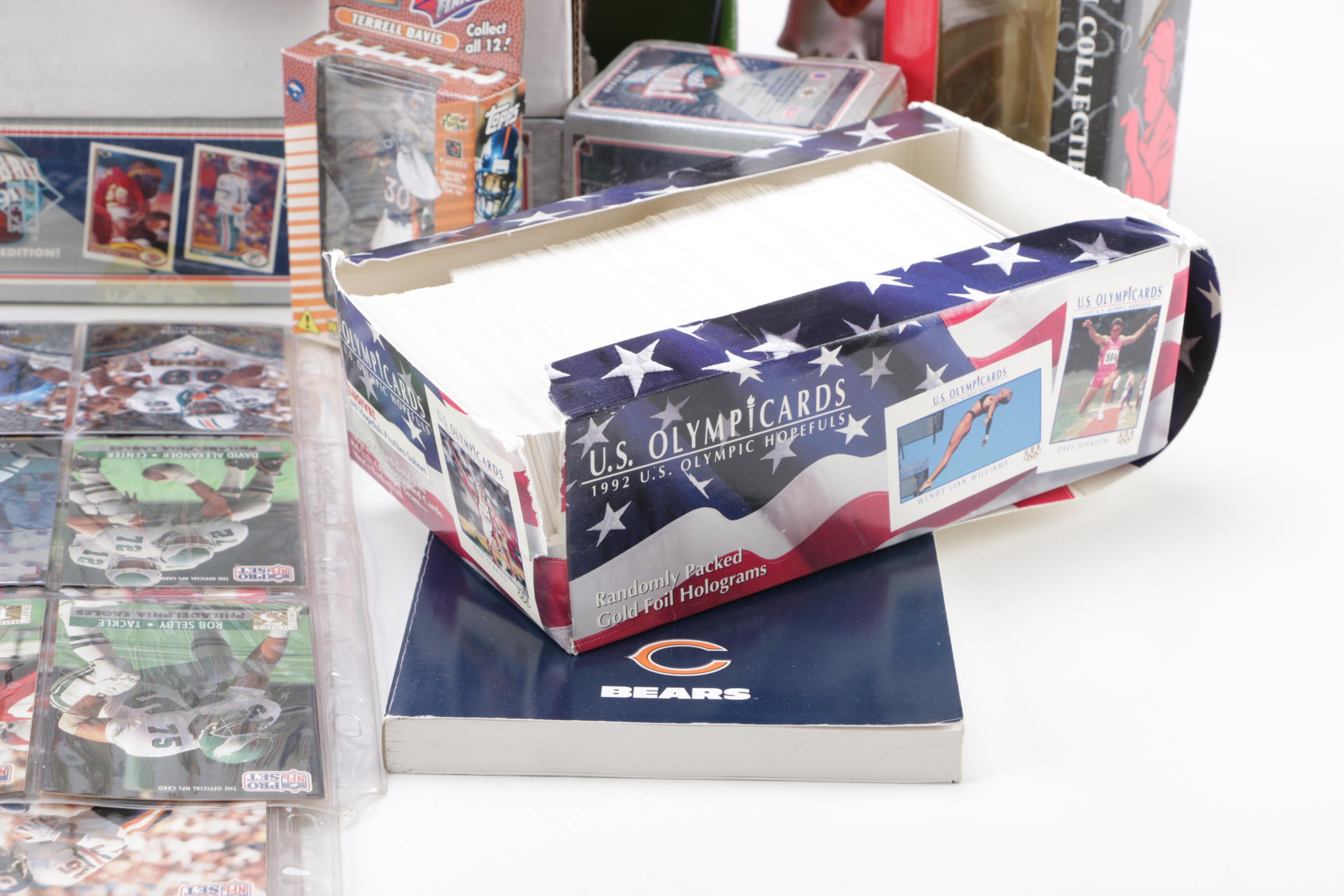 Football Cards, Action Figures and Other Sports Memorabilia