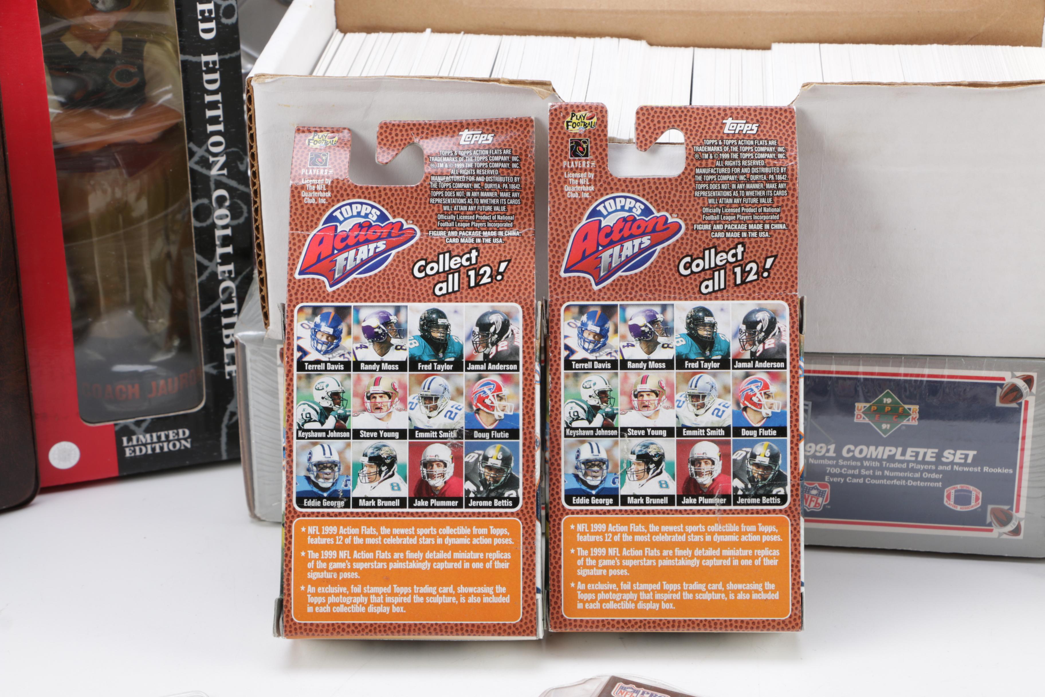 Football Cards, Action Figures and Other Sports Memorabilia
