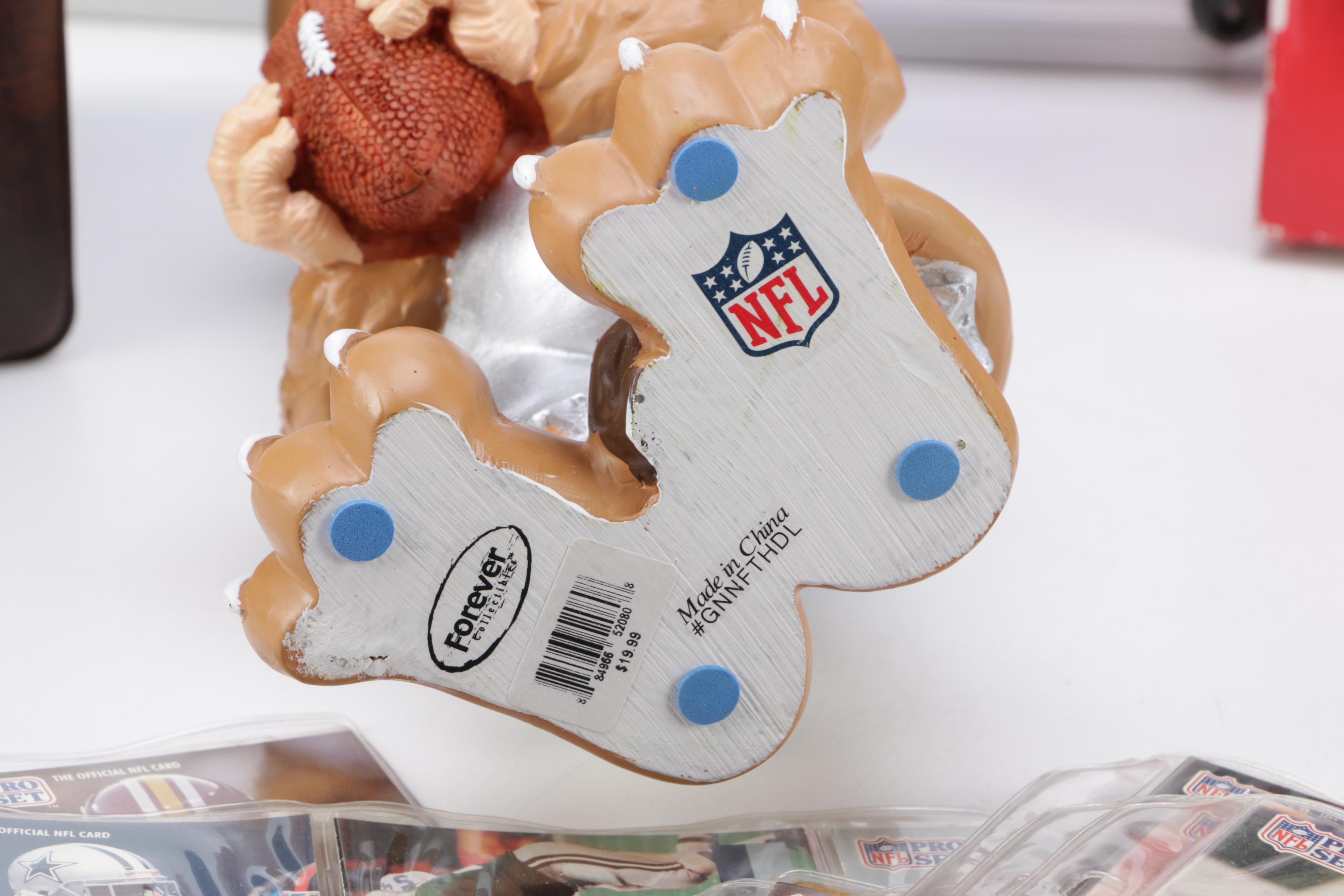 Football Cards, Action Figures and Other Sports Memorabilia