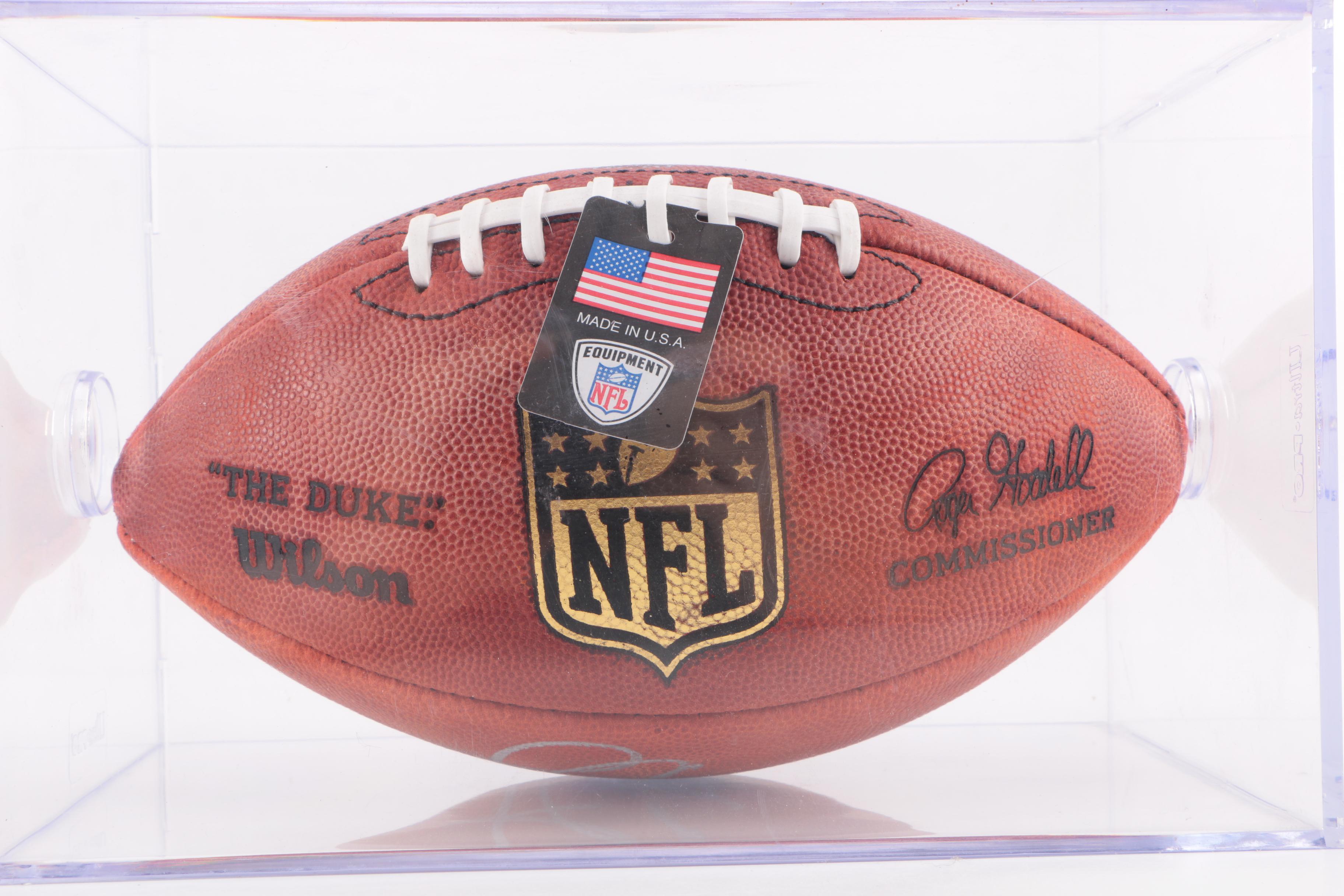 Signed Jay Cutler Football
