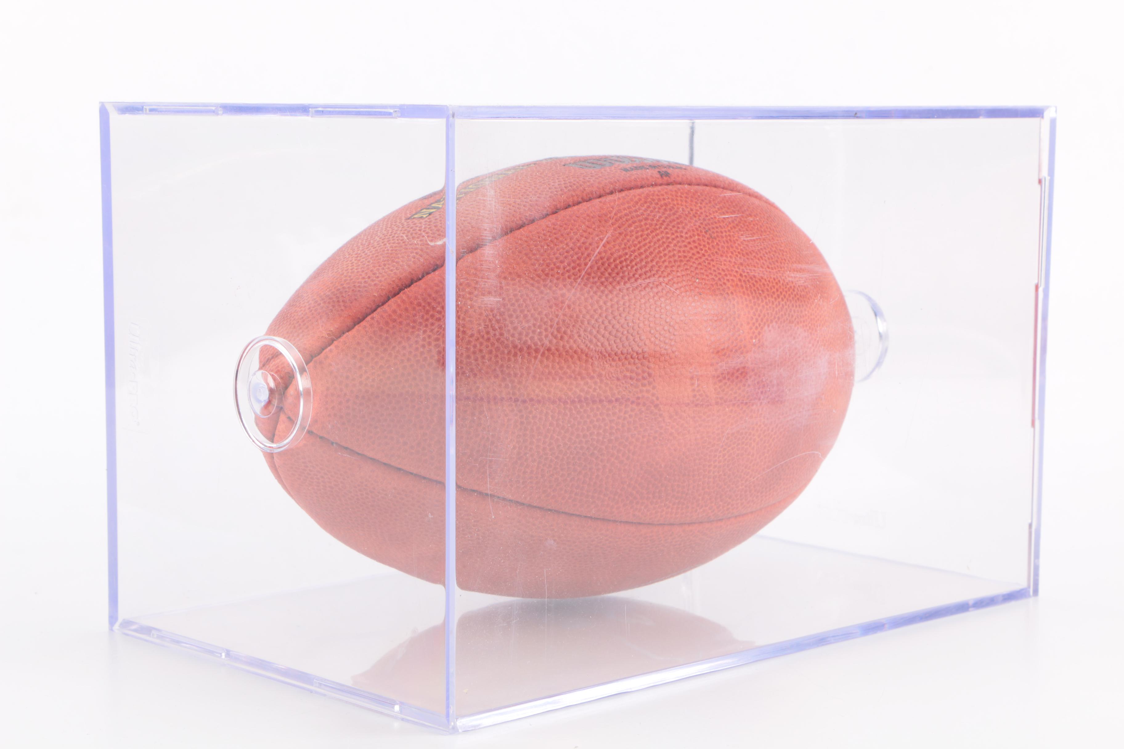 Signed Jay Cutler Football