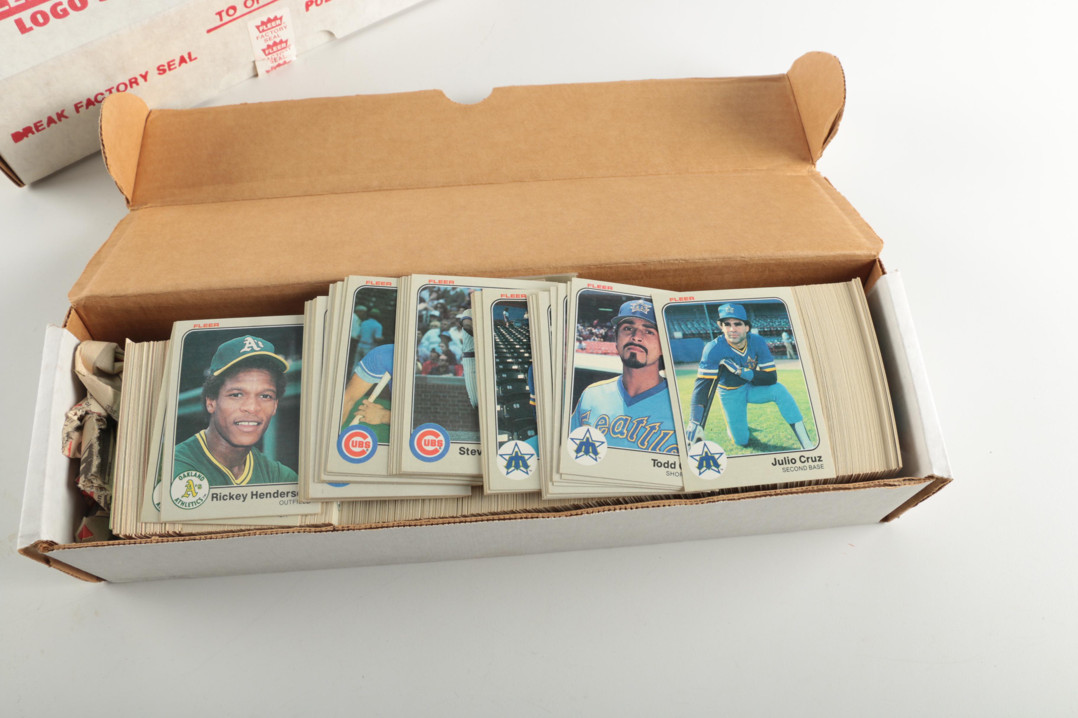 1980s Fleer Baseball Cards