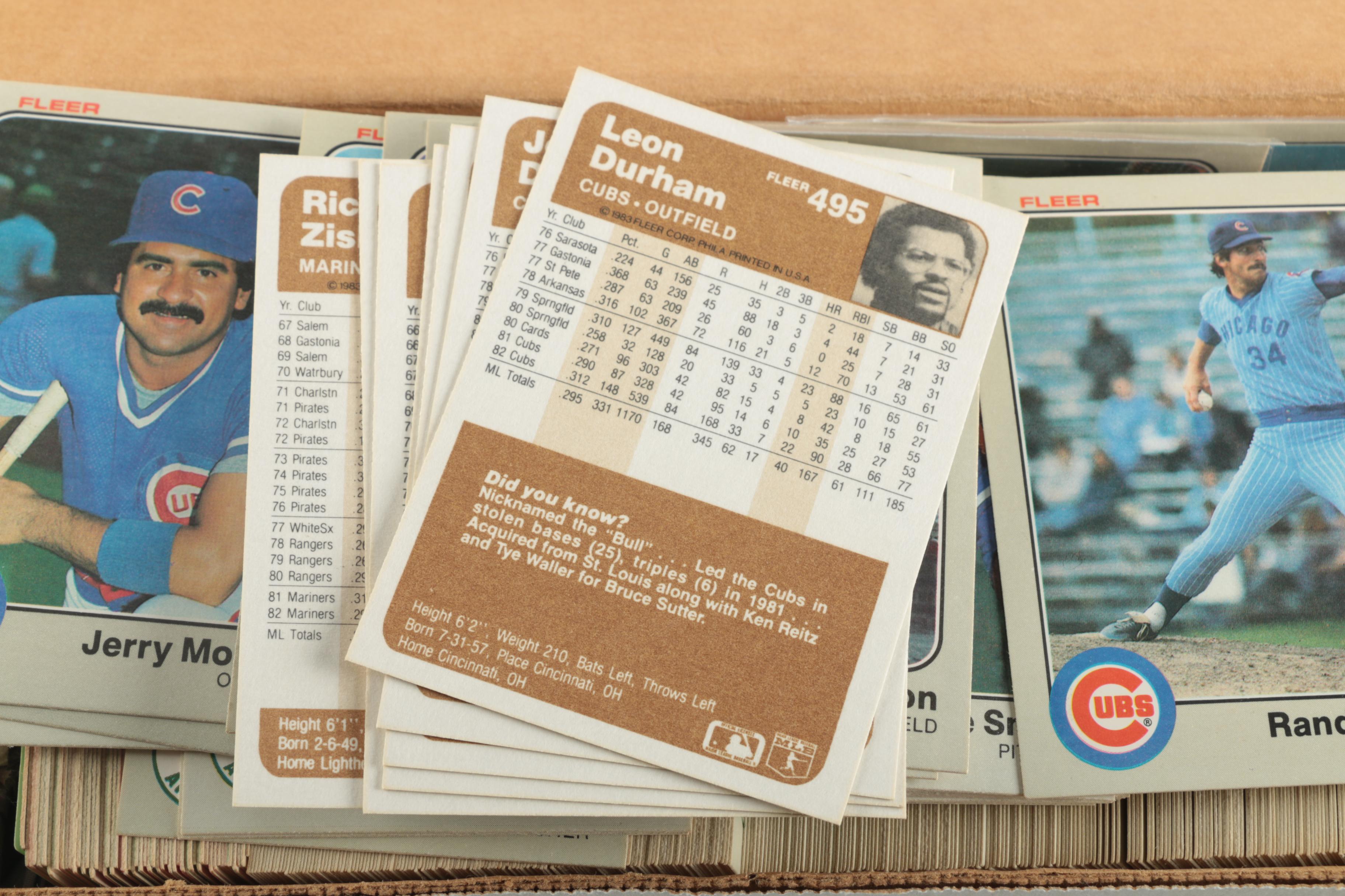 1980s Fleer Baseball Cards