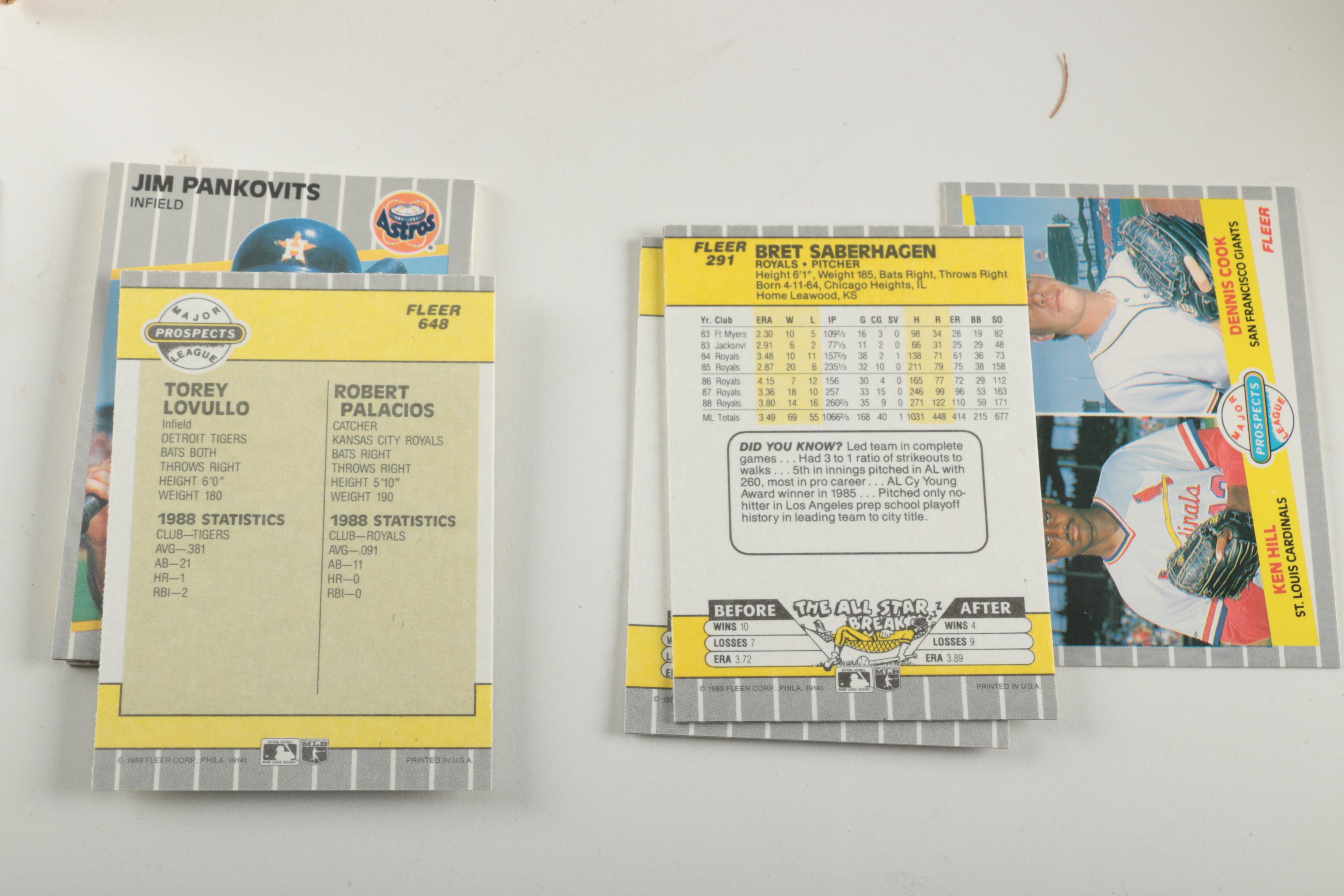 1980s Fleer Baseball Cards