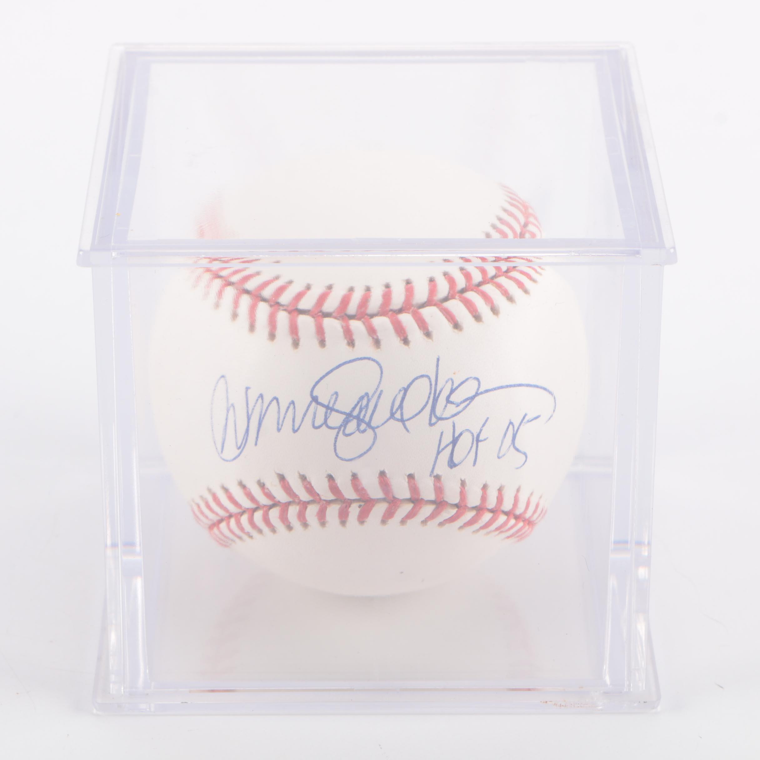 Ryne Sandberg Signed Baseball