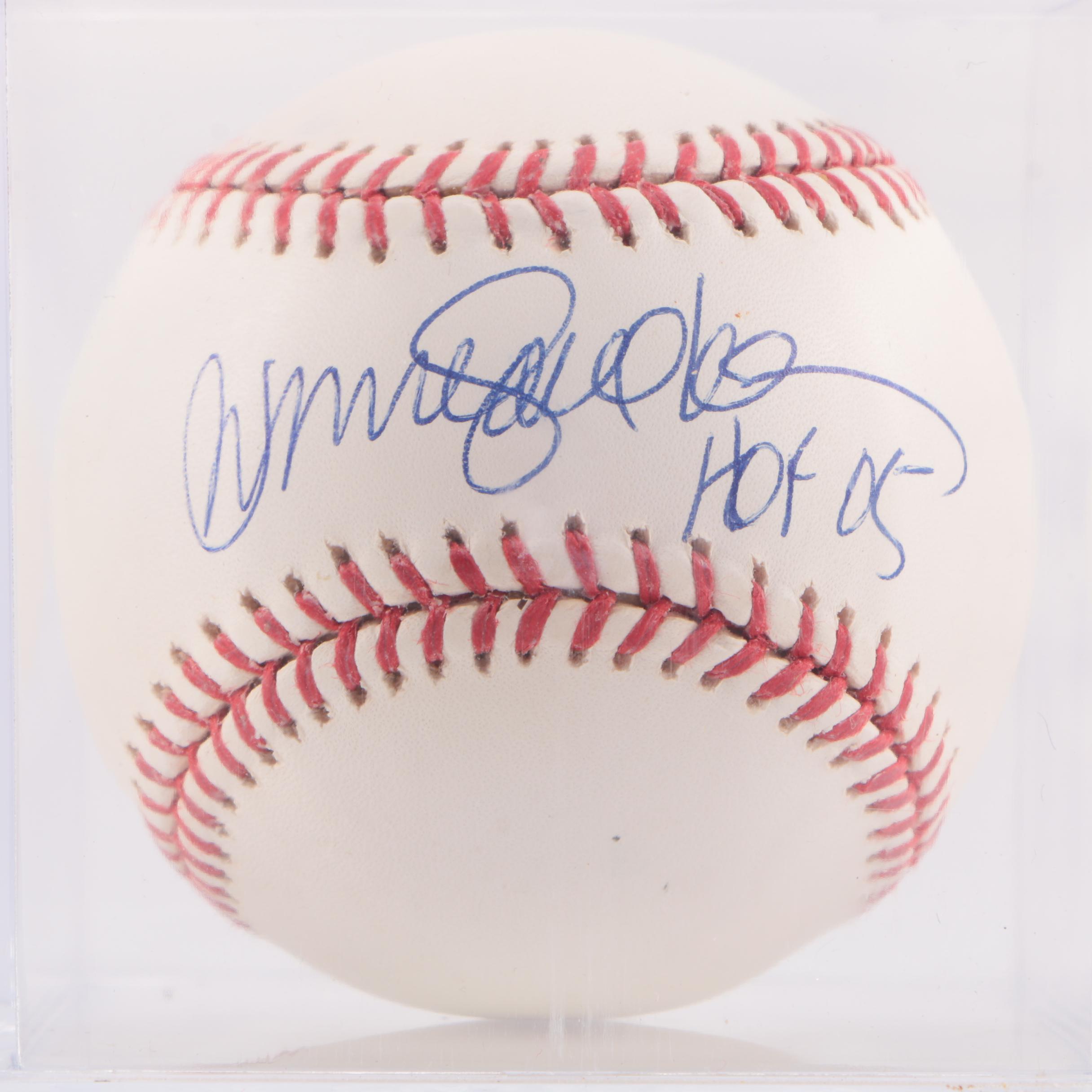 Ryne Sandberg Signed Baseball