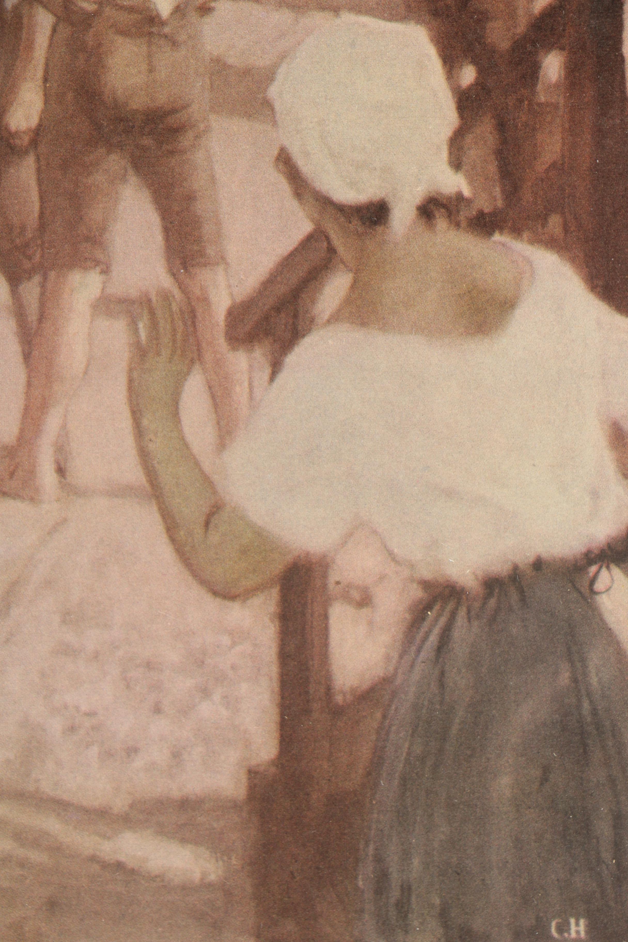 Offset Lithograph After Charles Hoffbauer "Paul Revere Gives the Alarm"