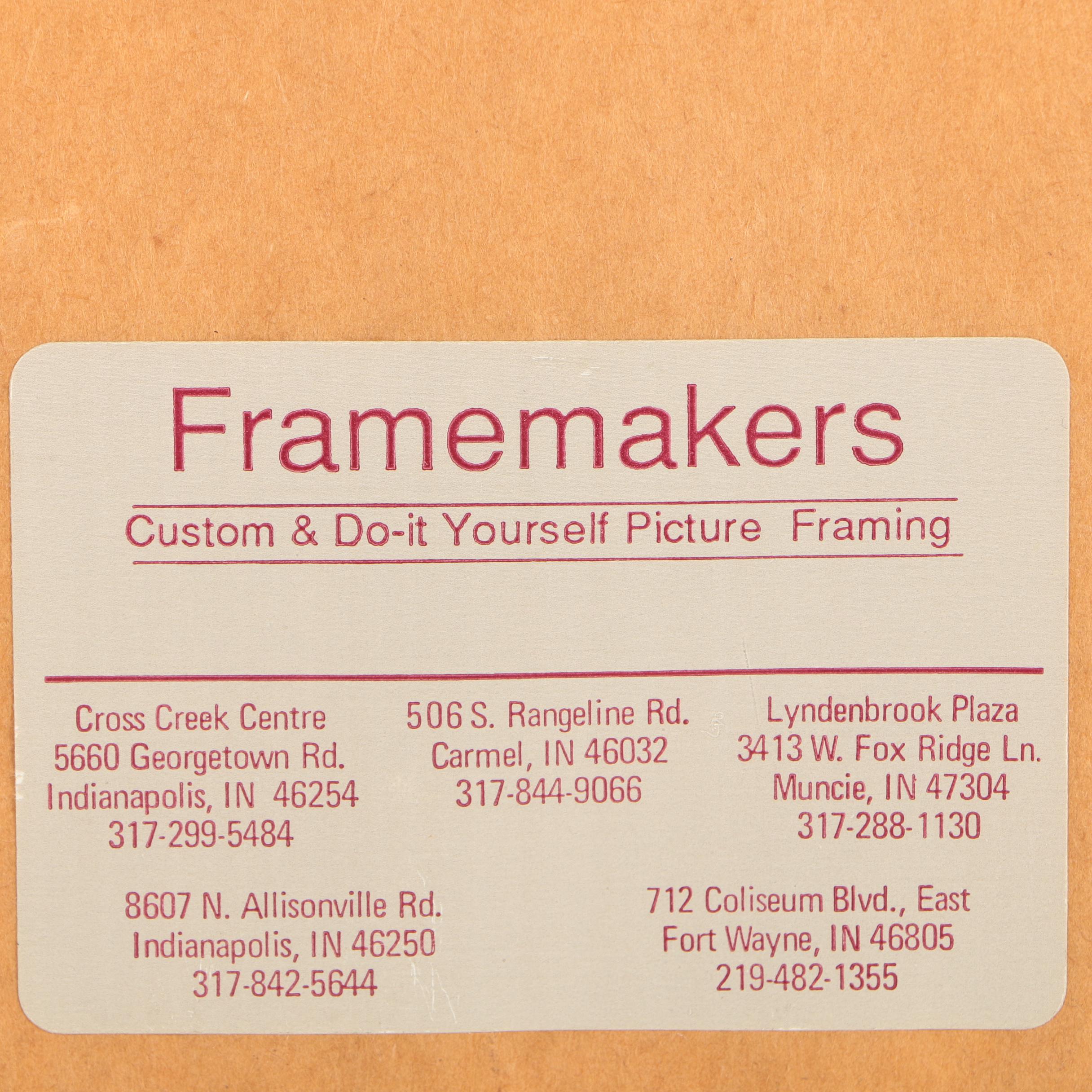 Offset Lithograph After Charles Hoffbauer "Paul Revere Gives the Alarm"