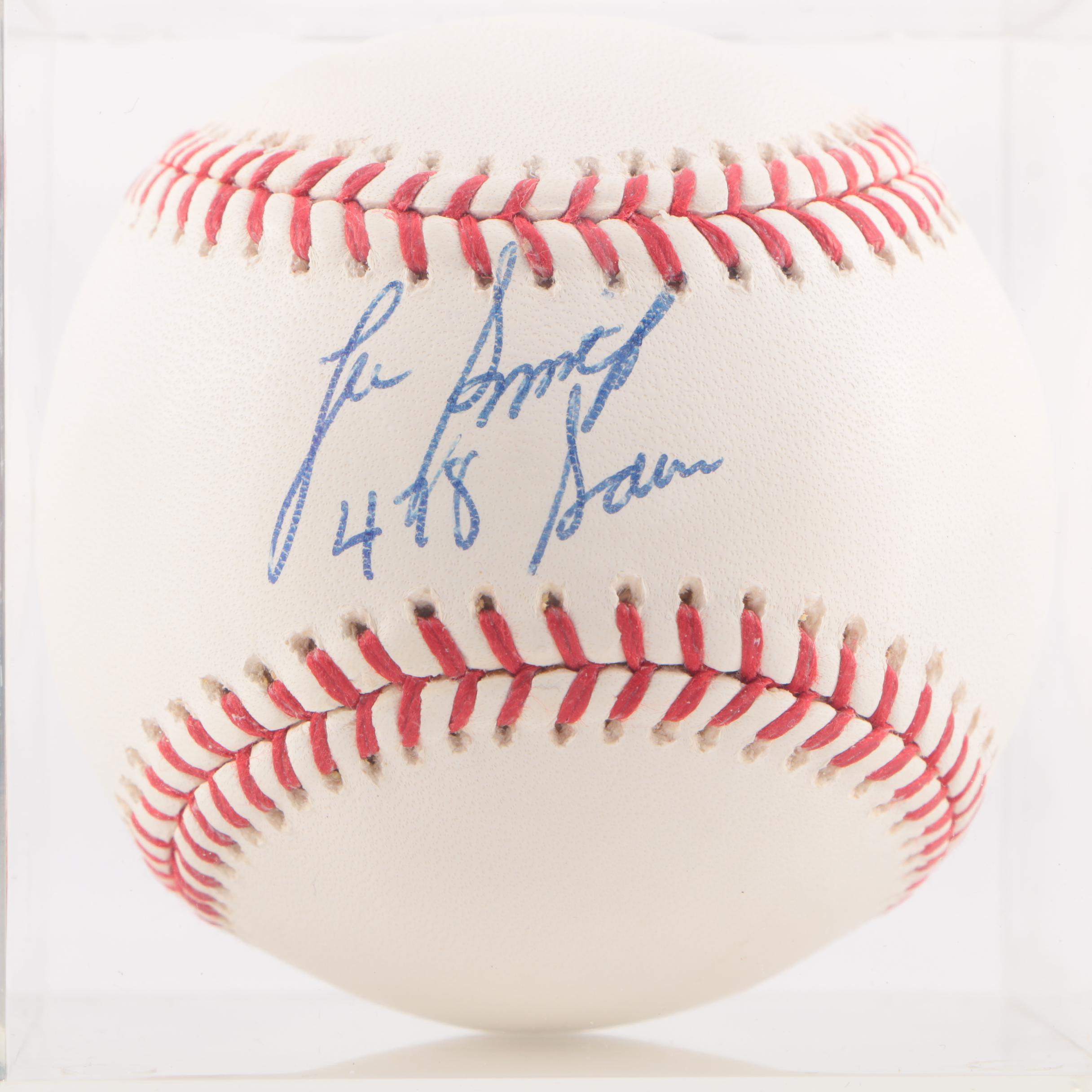 Lee Smith SIgned Baseball