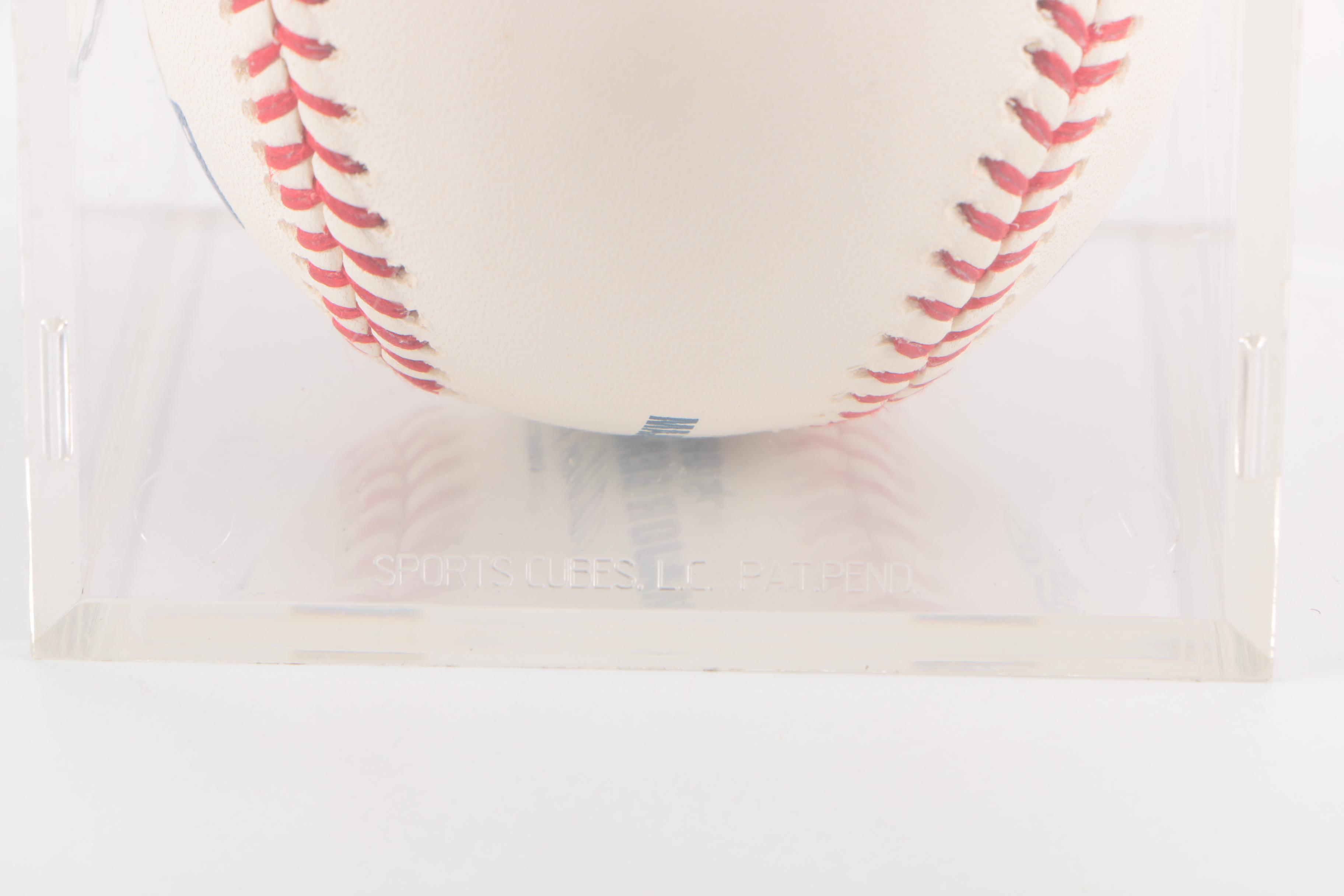 Lee Smith SIgned Baseball