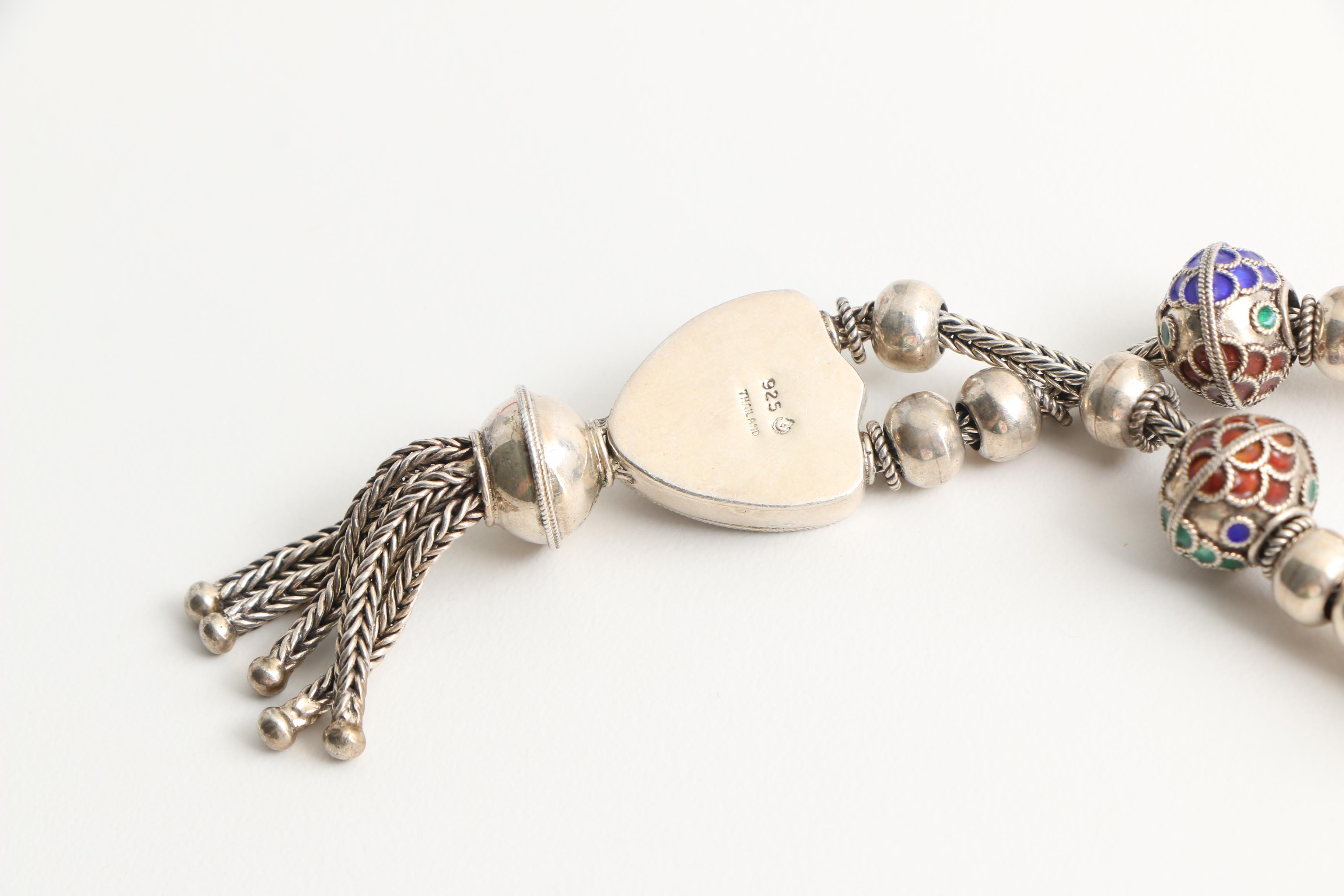 Sterling Silver Cloisonné Enameled Jewelry