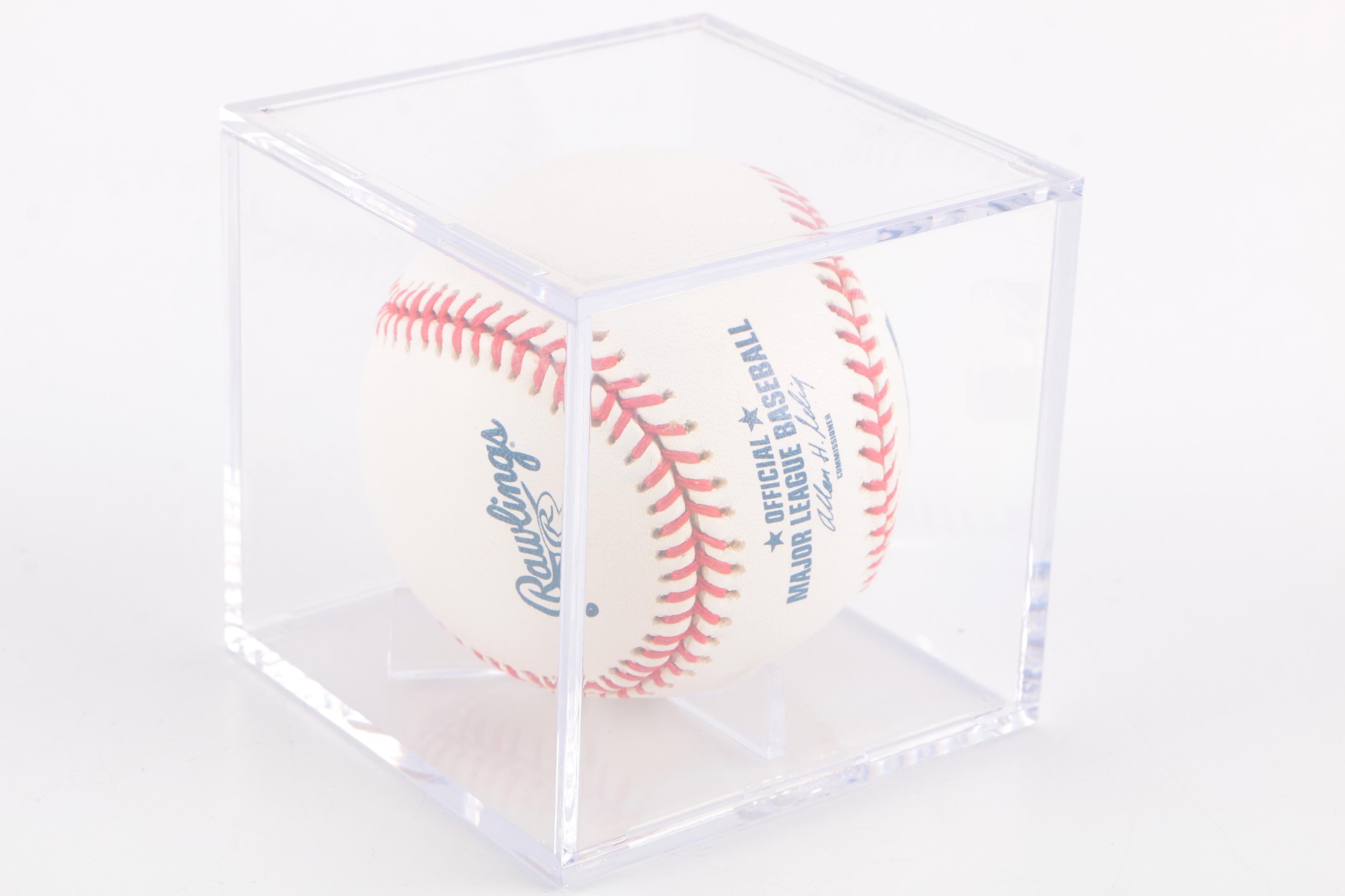 Ferguson Jenkins signed baseball