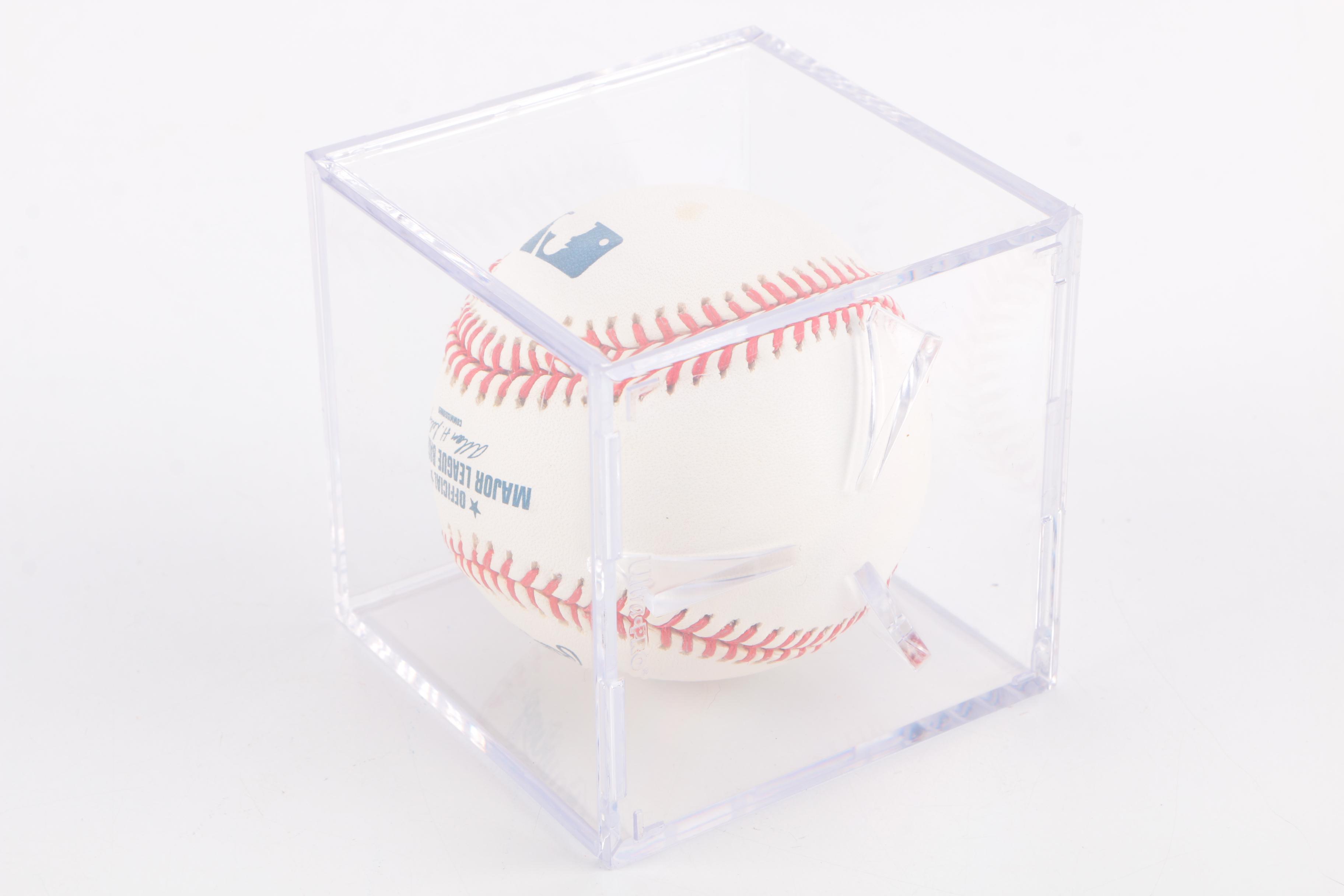 Ferguson Jenkins signed baseball