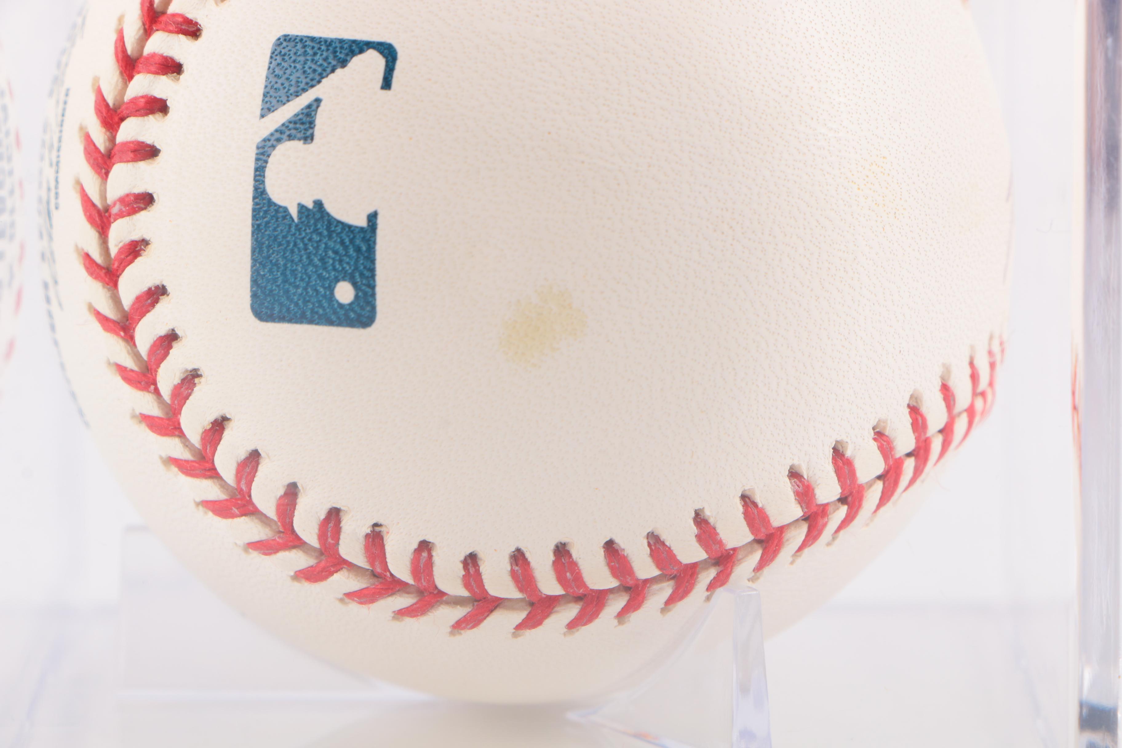 Ferguson Jenkins signed baseball