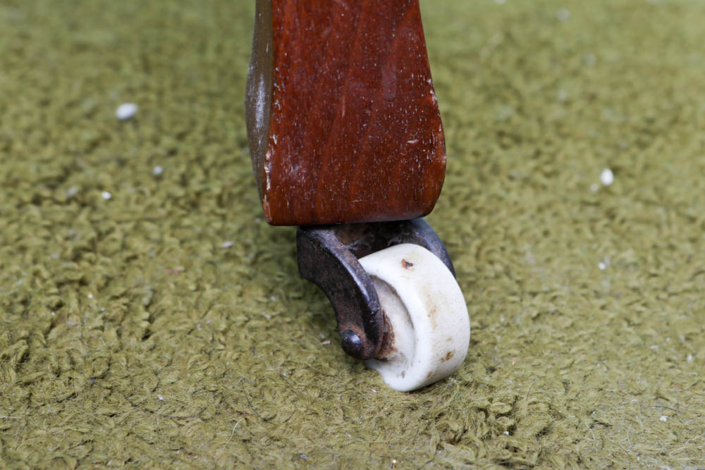Vintage Eastlake Style Side Chair and Foot Stool