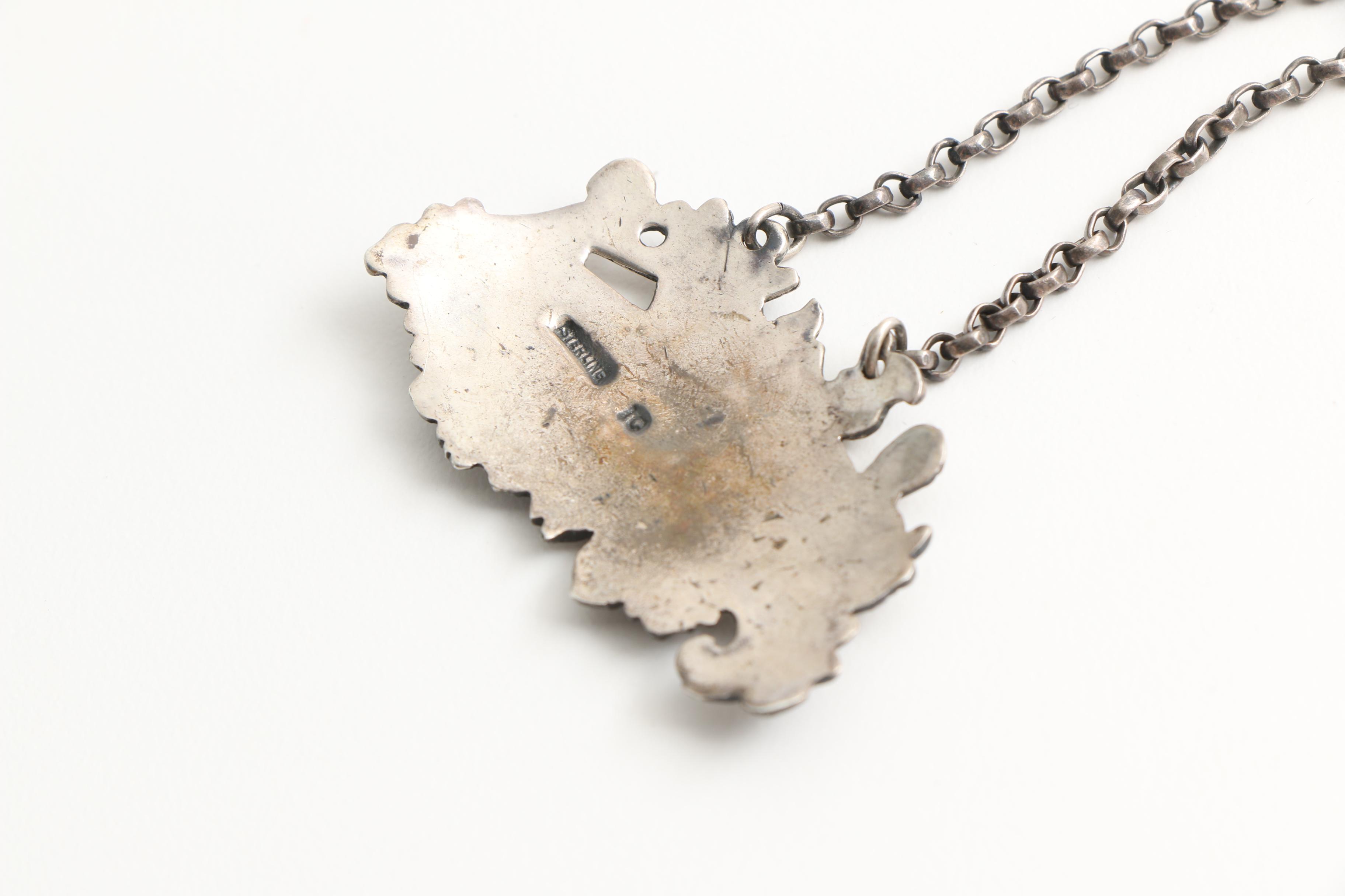 Sterling Silver Gin Decanter Label