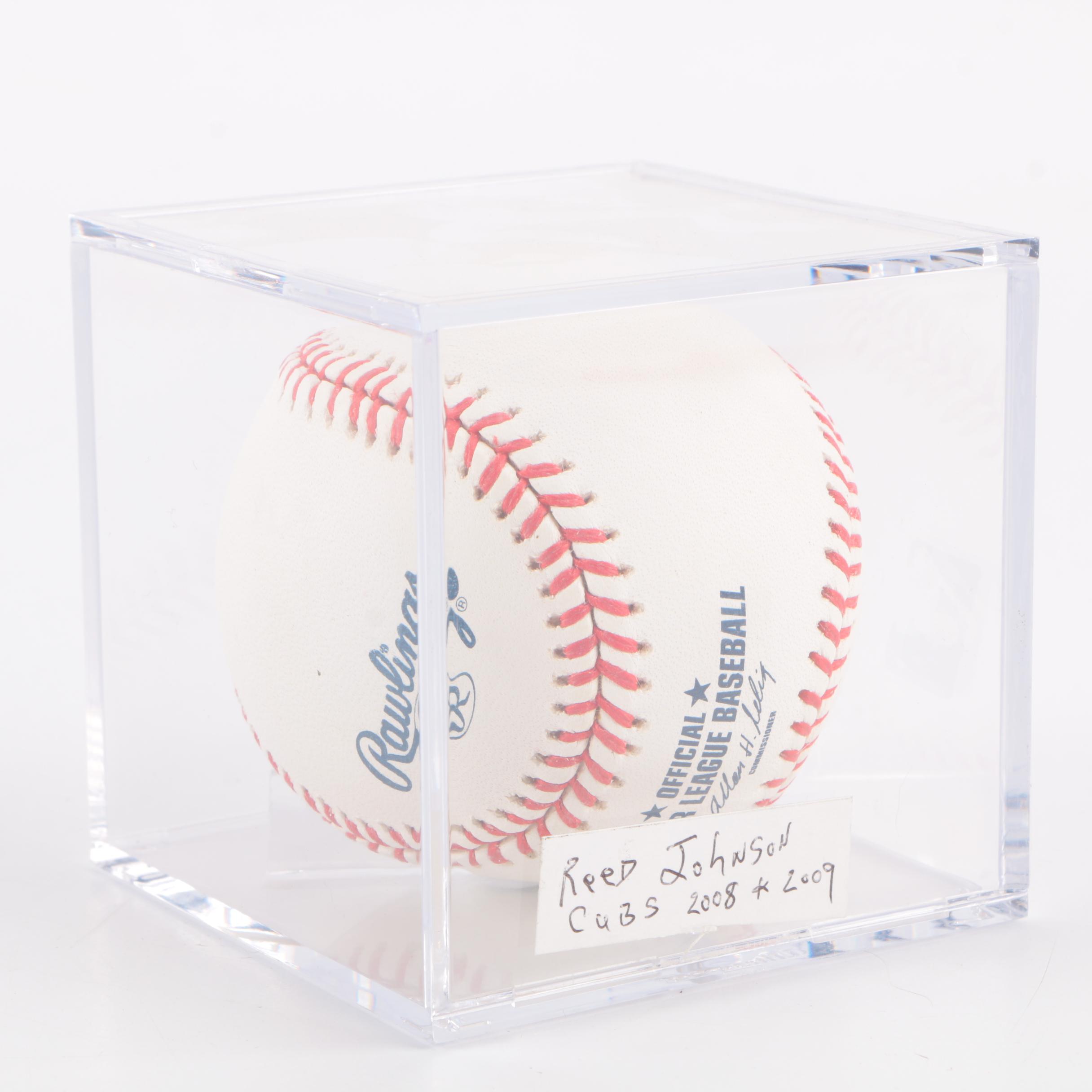 Rawlings Reed Johnson Autographed Baseball