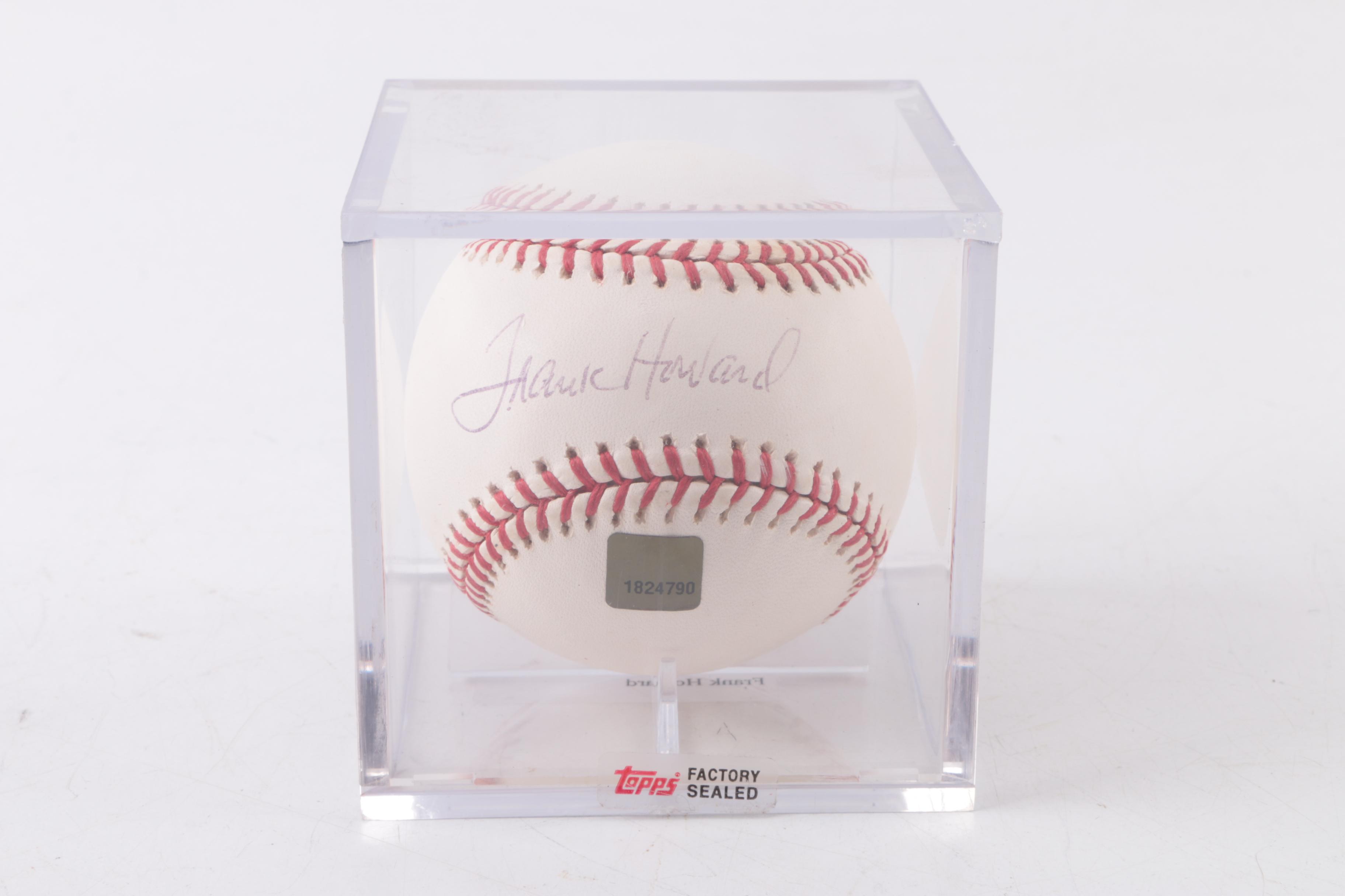 Frank Howard Signed Baseball