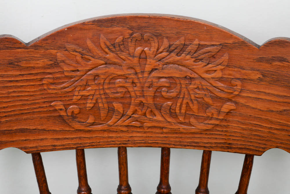 Oak Dining Chairs with Cane Seats