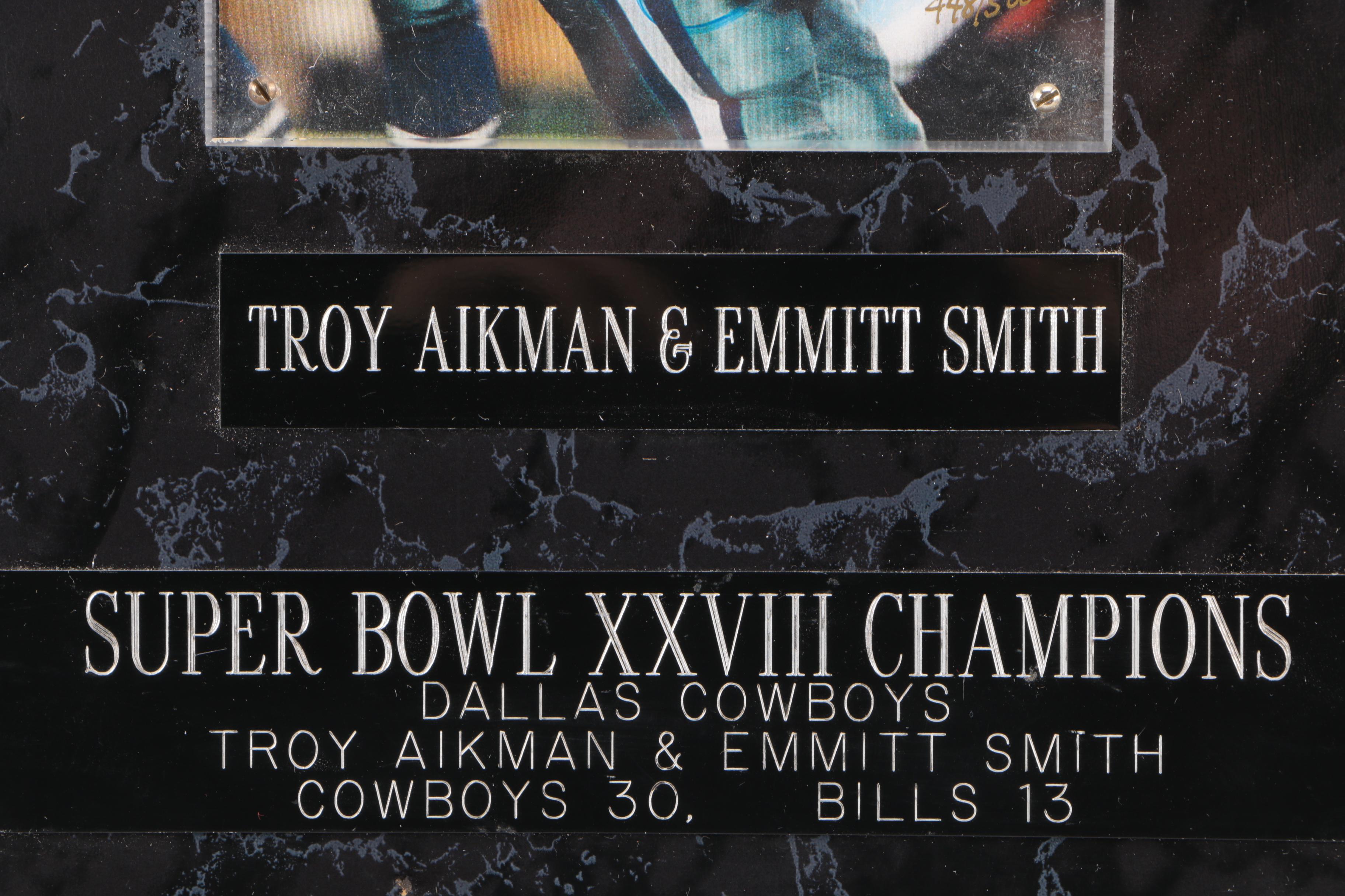 Cowboy's Football Plaque