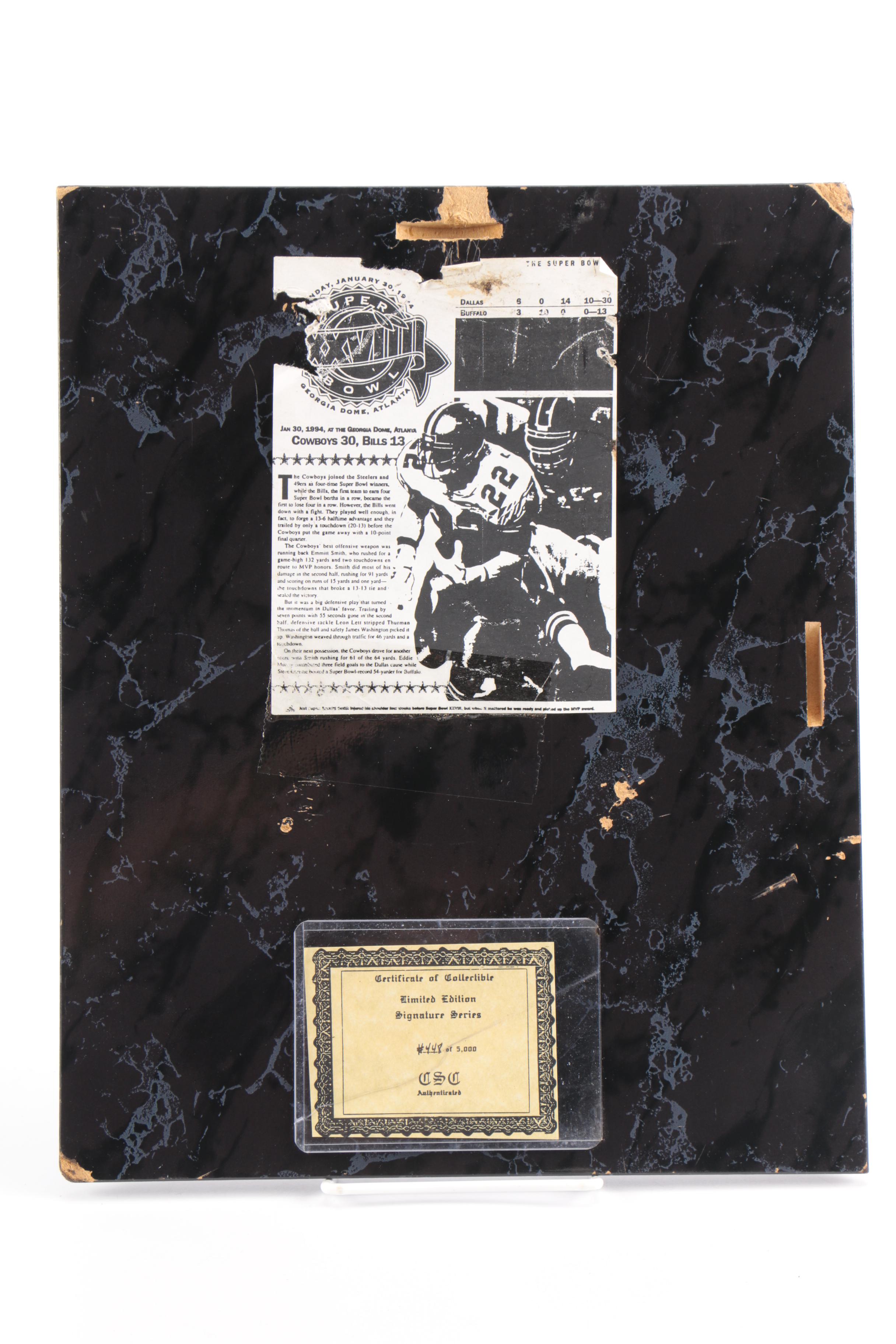 Cowboy's Football Plaque