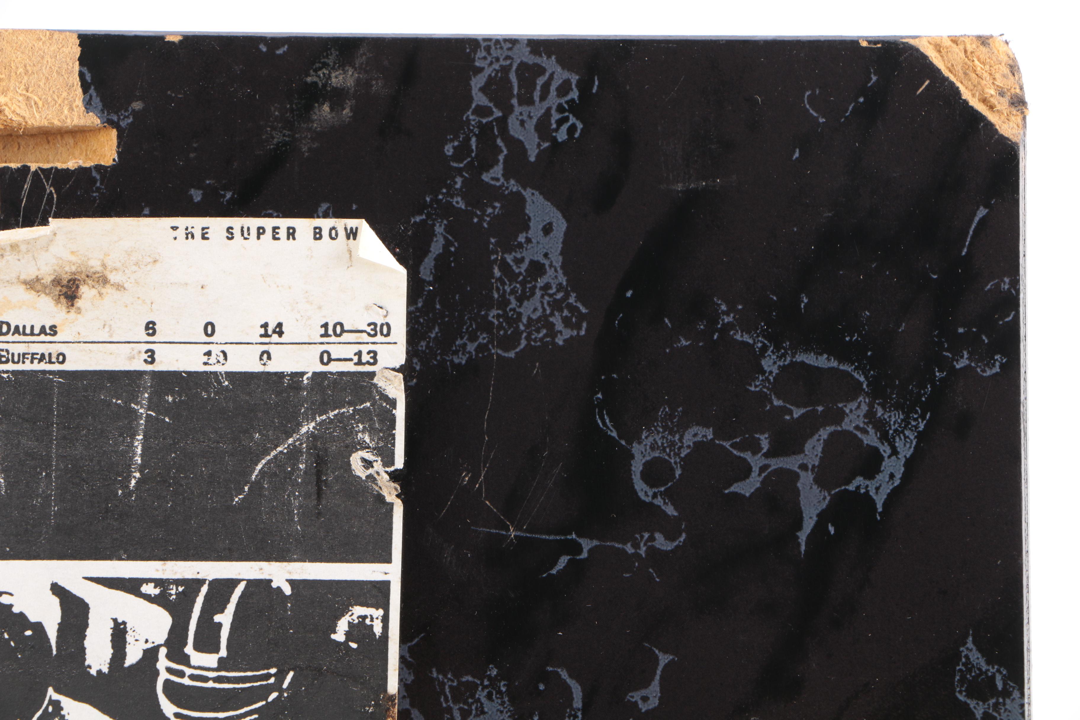 Cowboy's Football Plaque