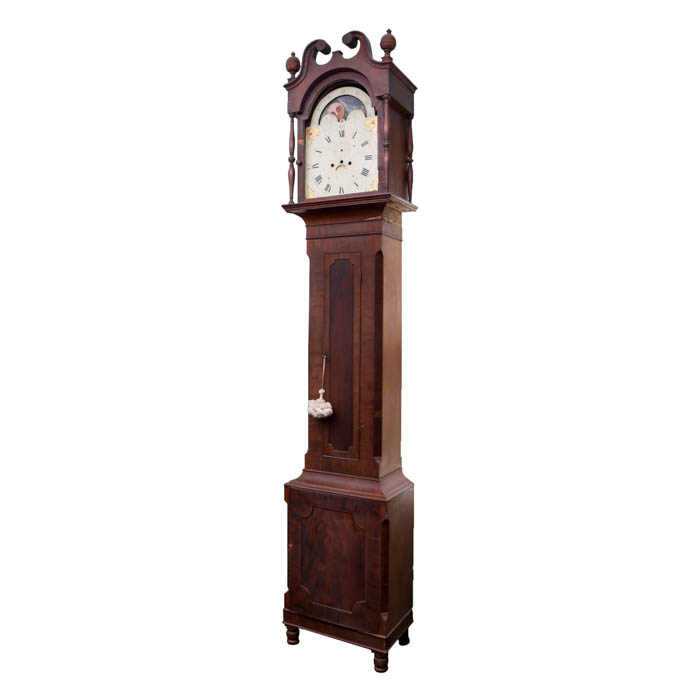 Antique Mahogany Grandfather Clock Case