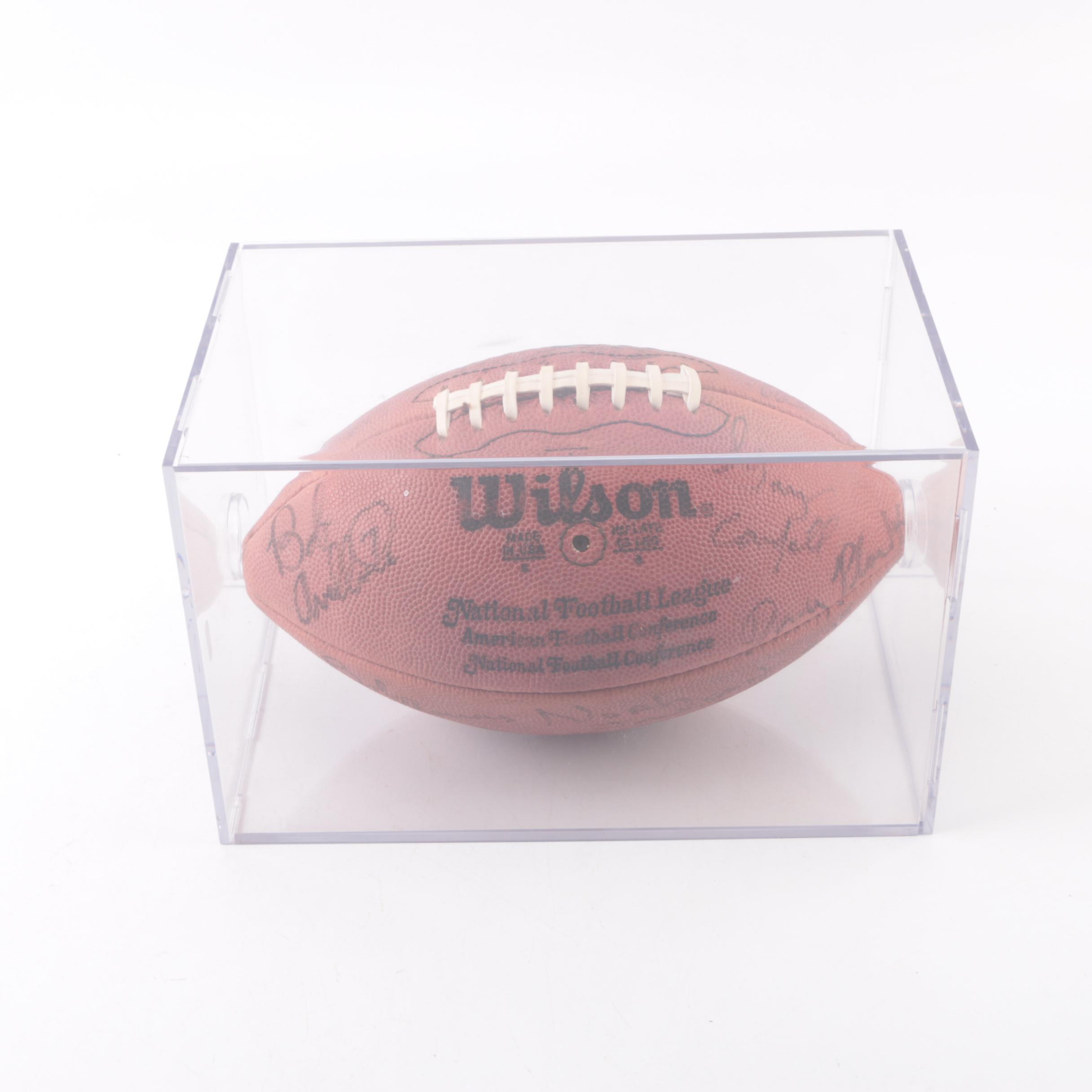 Chicago Bears Autographed Football