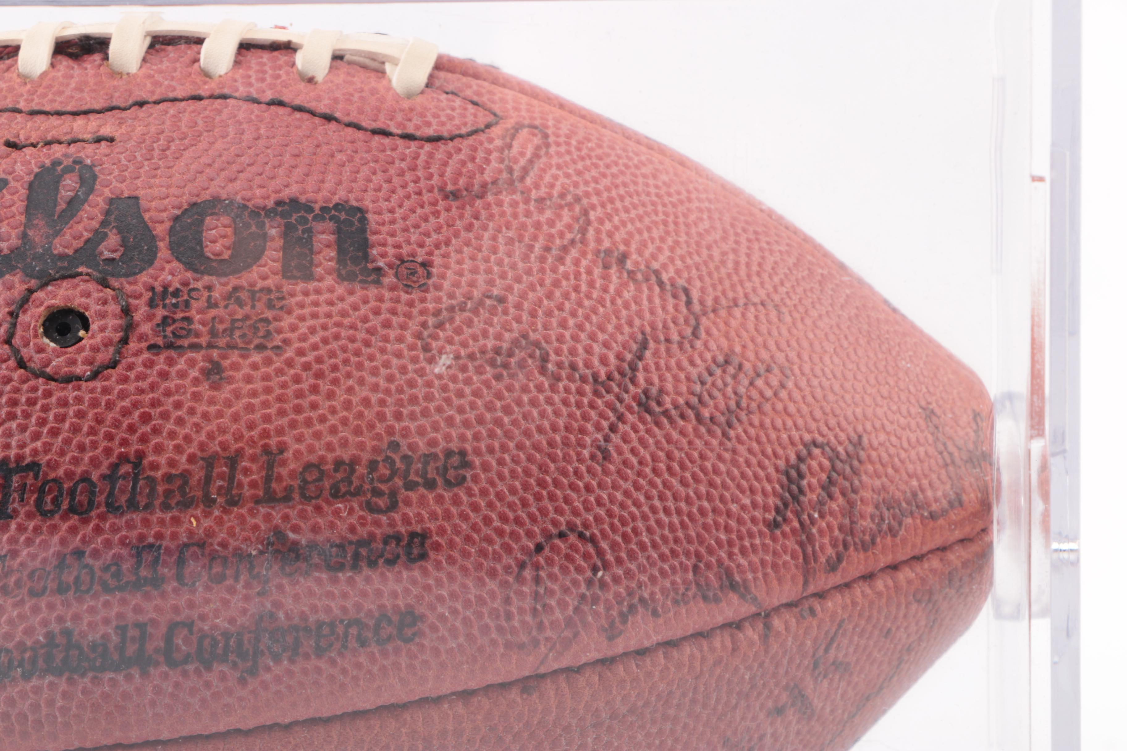 Chicago Bears Autographed Football