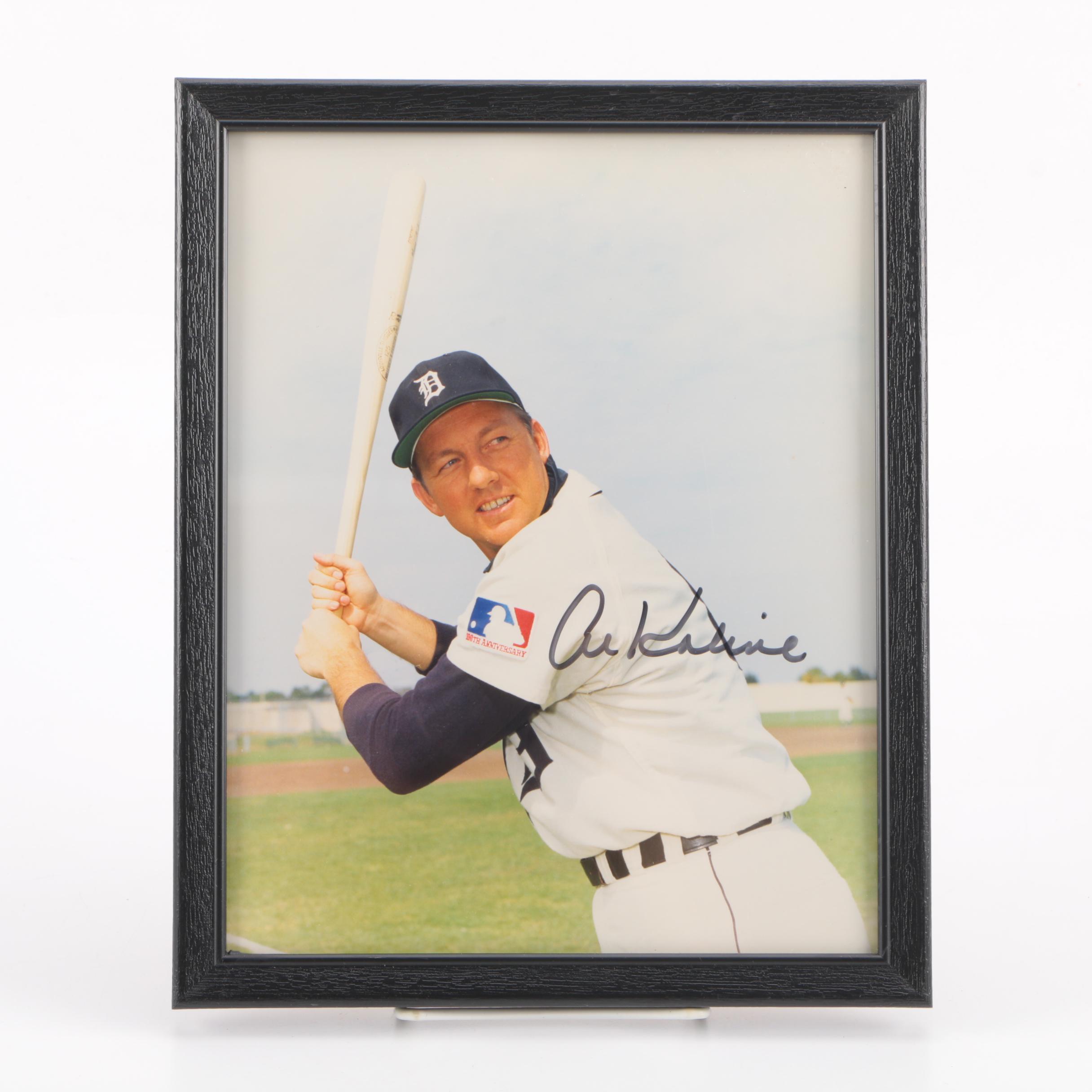 Signed Al Kaline Photograph