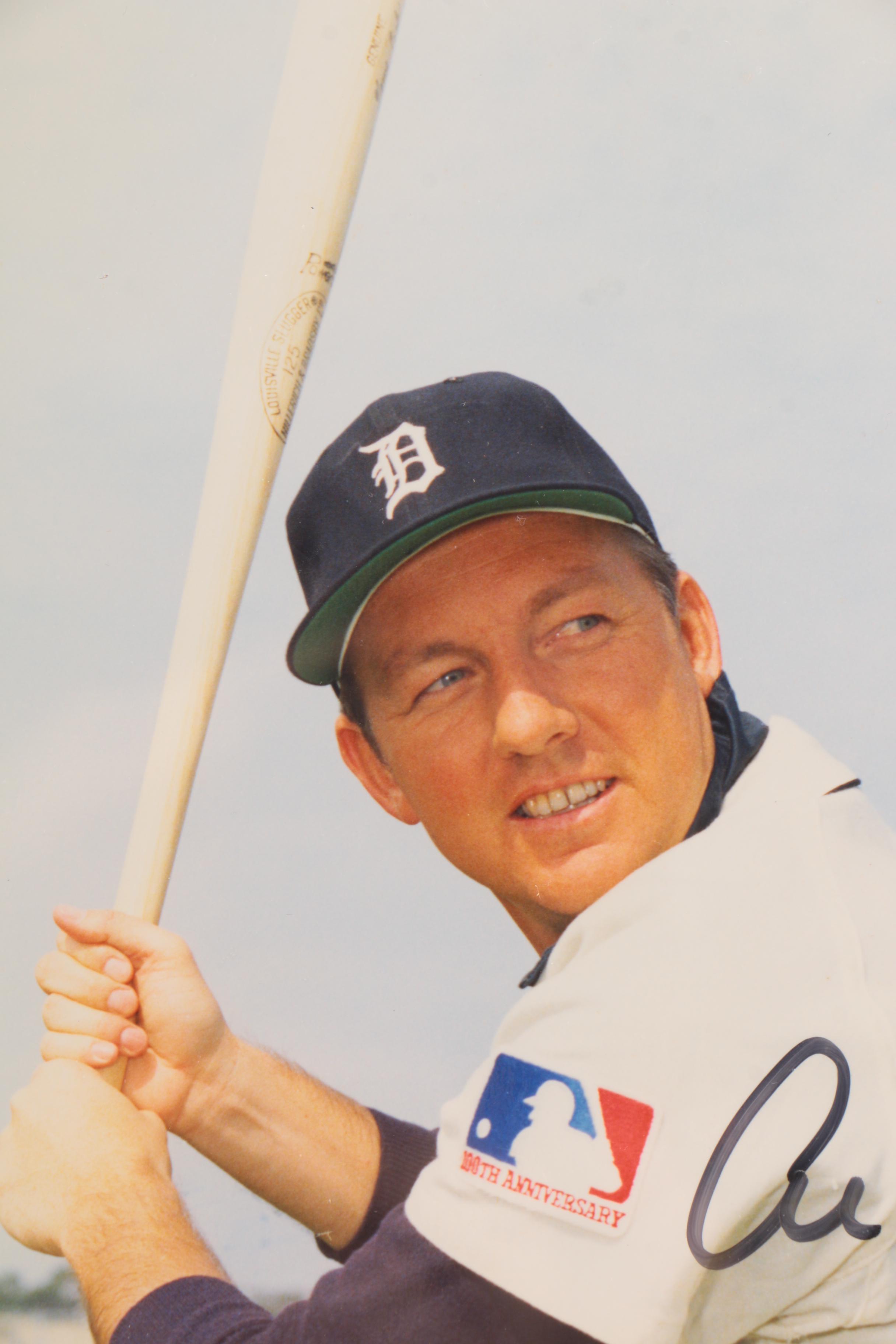 Signed Al Kaline Photograph